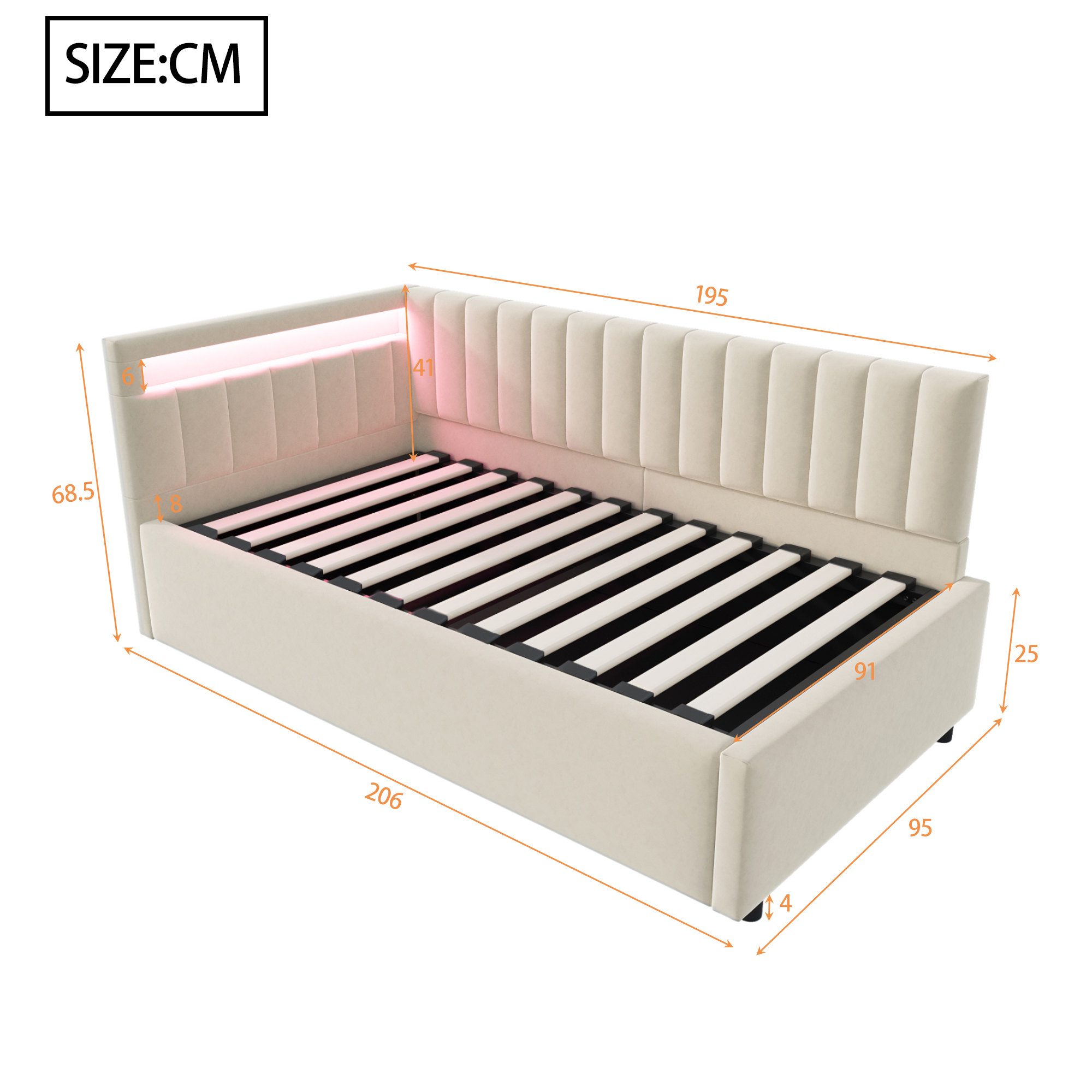 Dimensions du canapé convertible