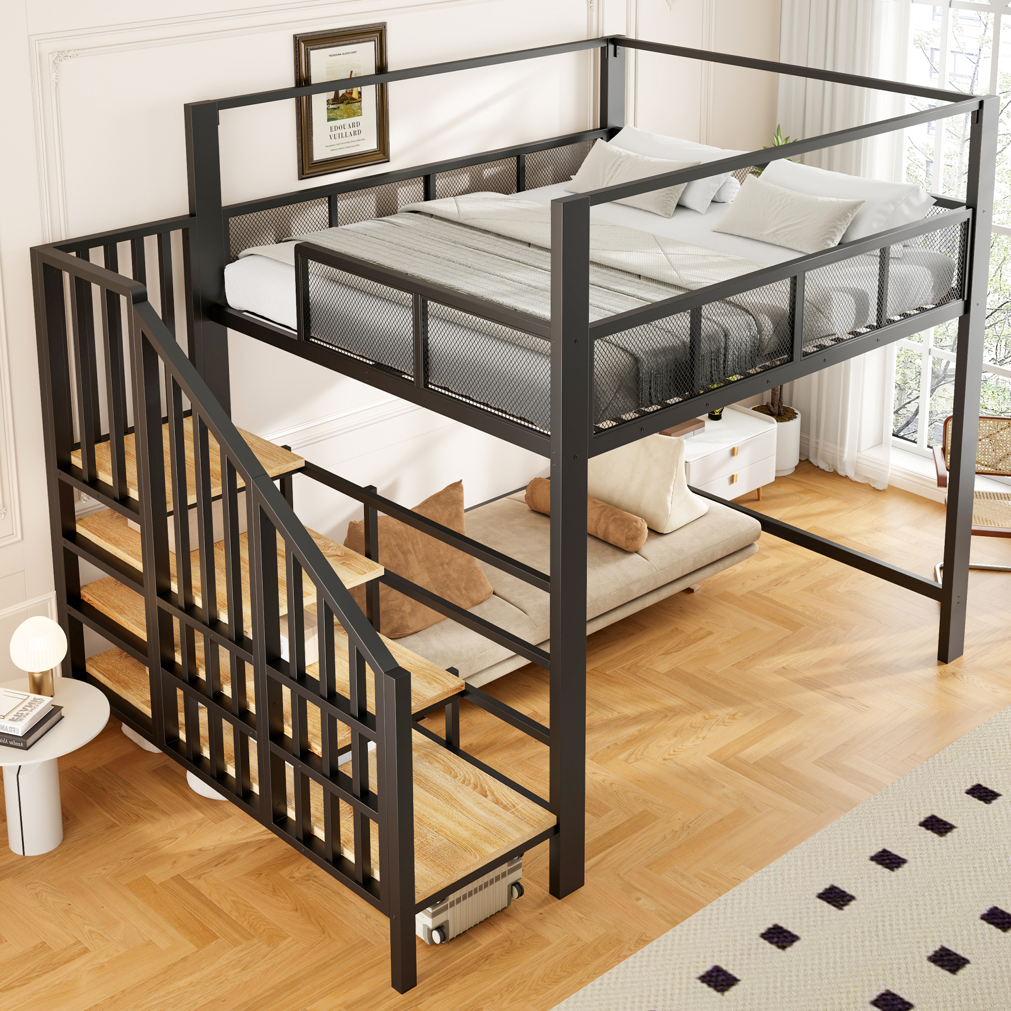 Détail du lit mezzanine