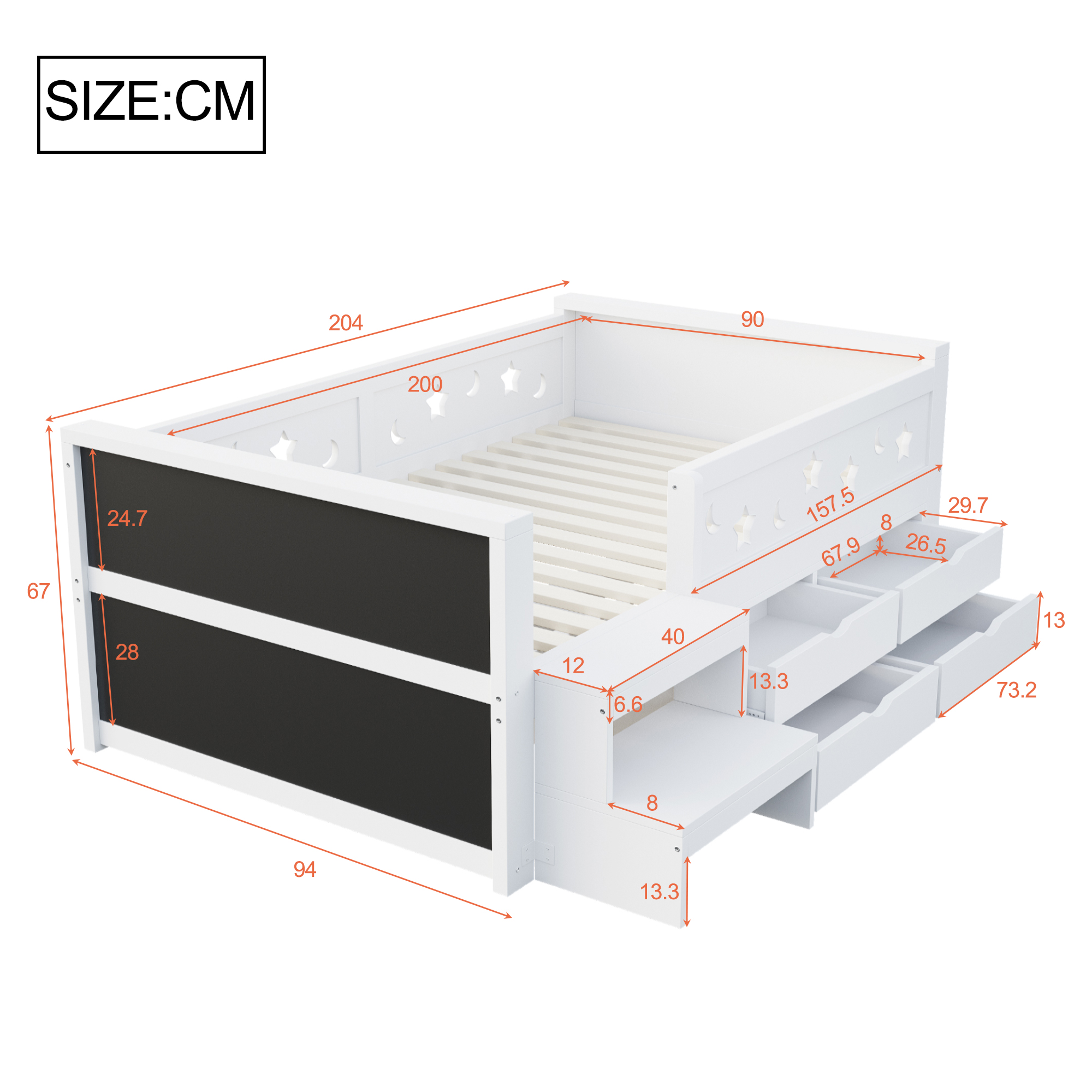 Dimensions du lit simple