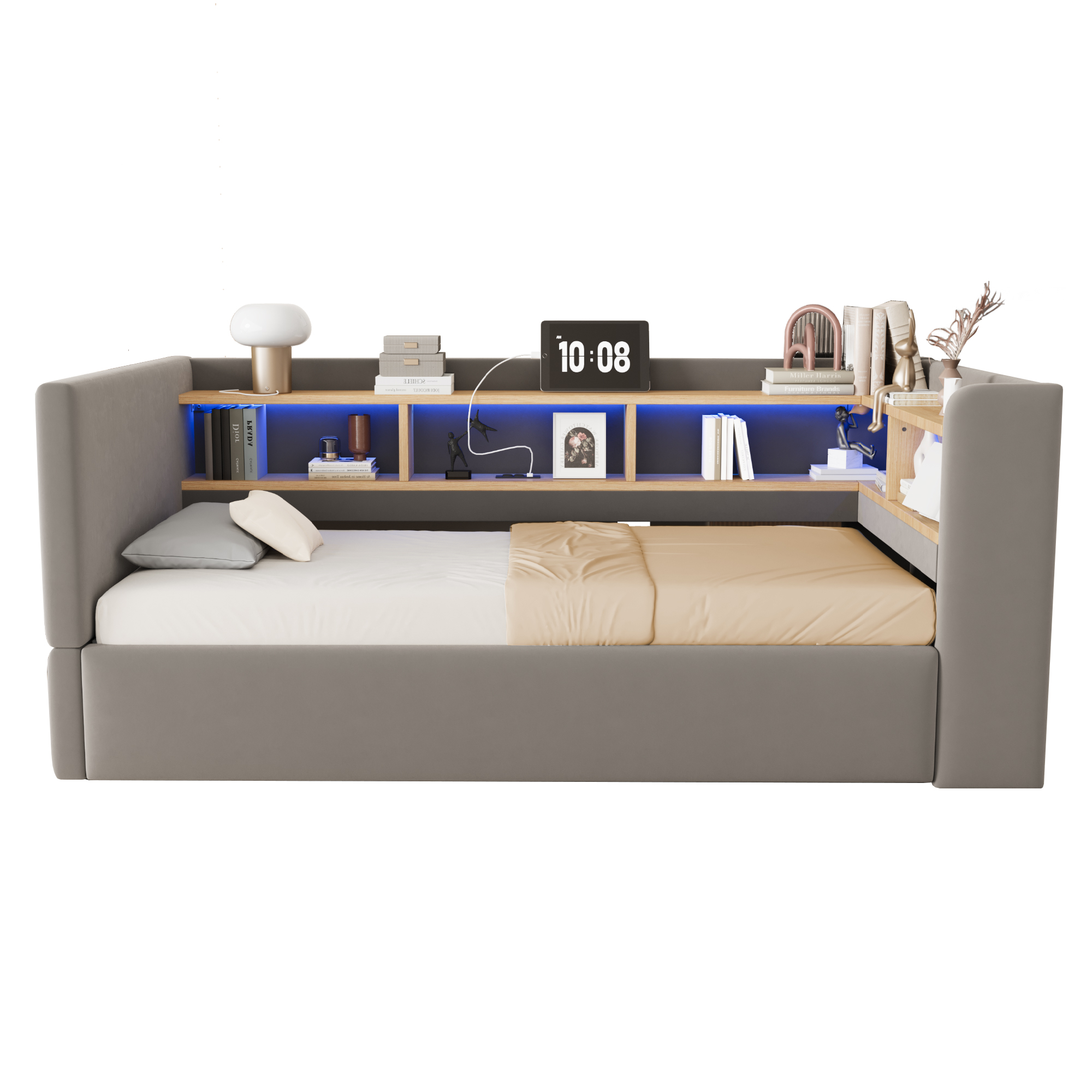 Détail du canapé convertible
