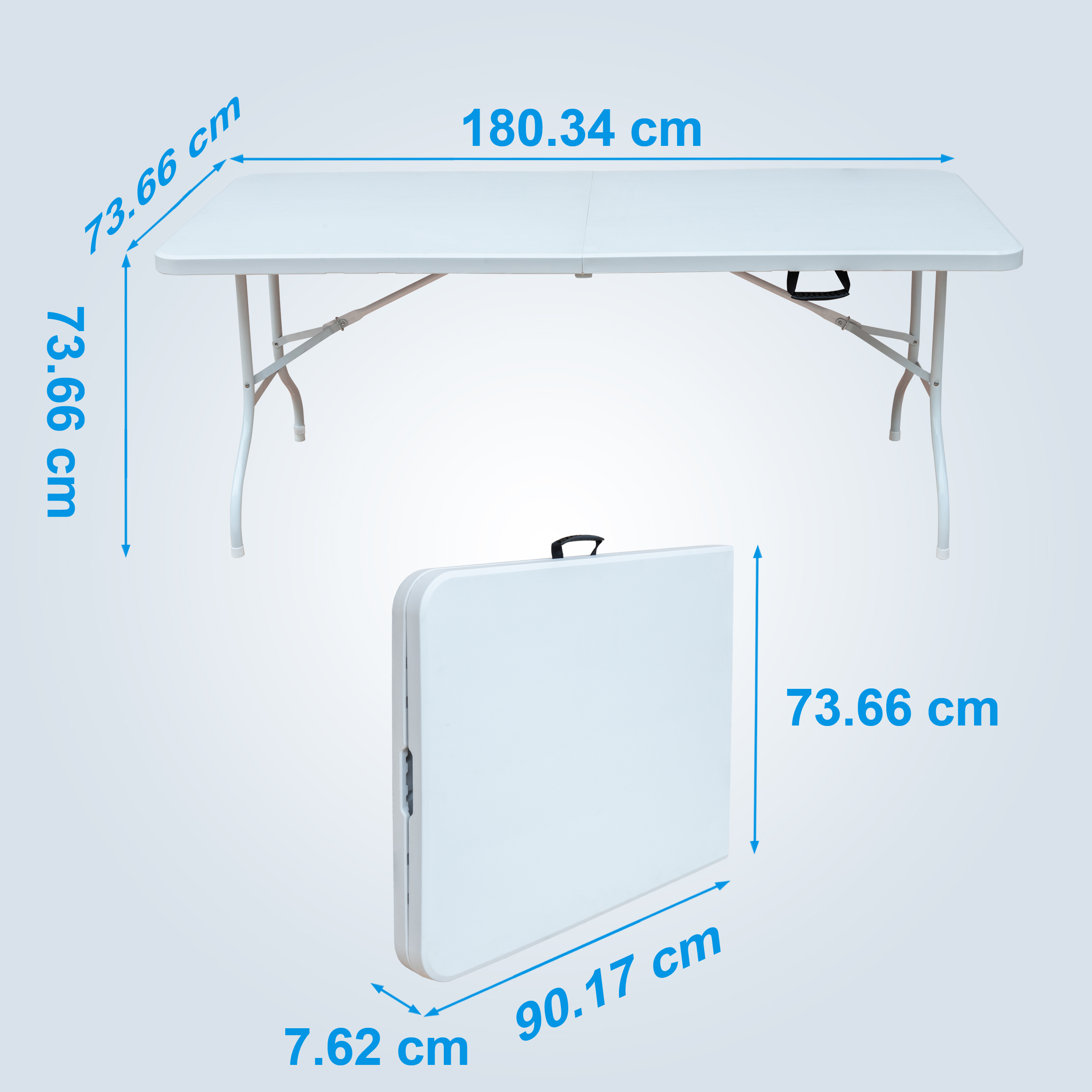 Dimensions du table d'extérieur
