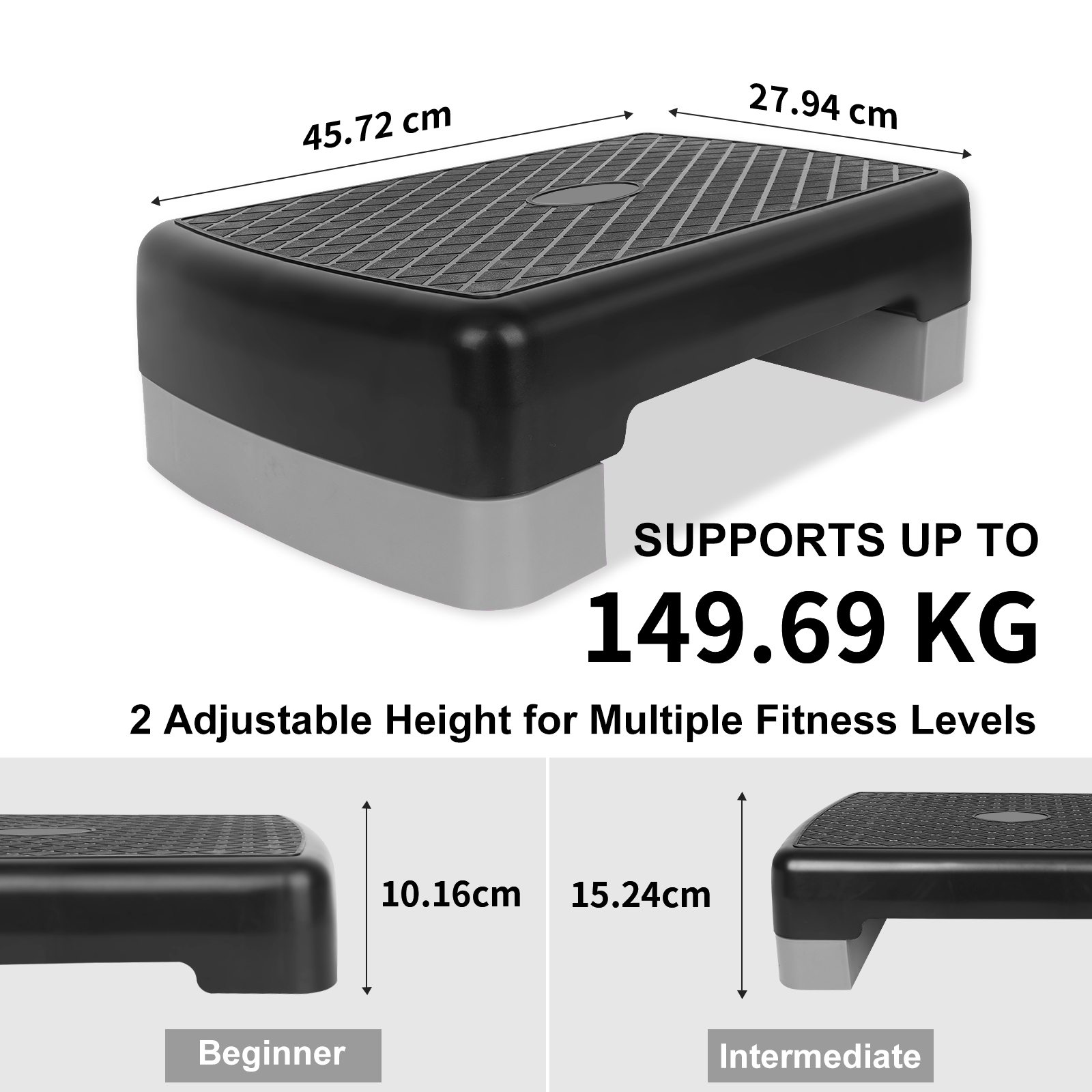 Dimensions du stepper
