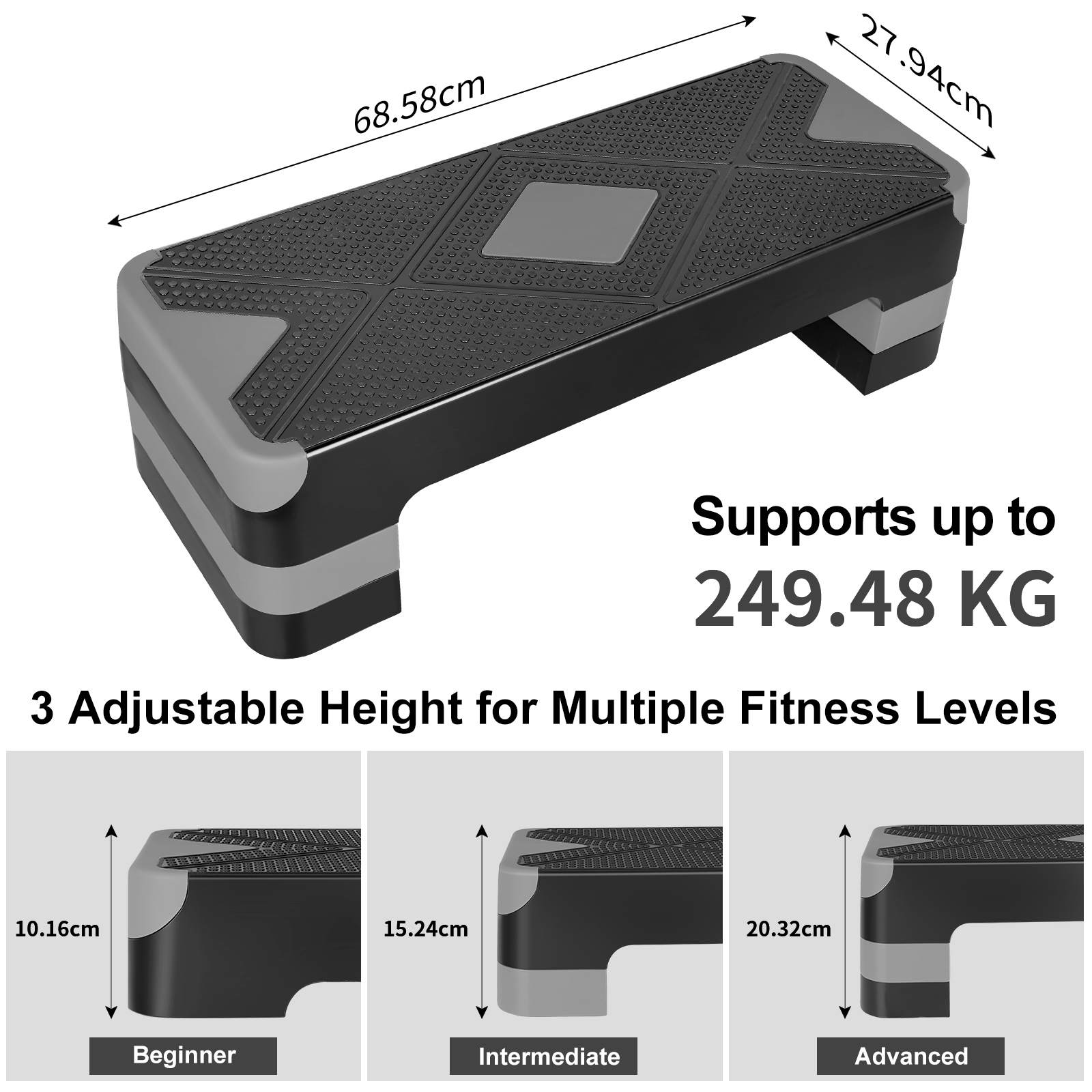 Dimensions du stepper
