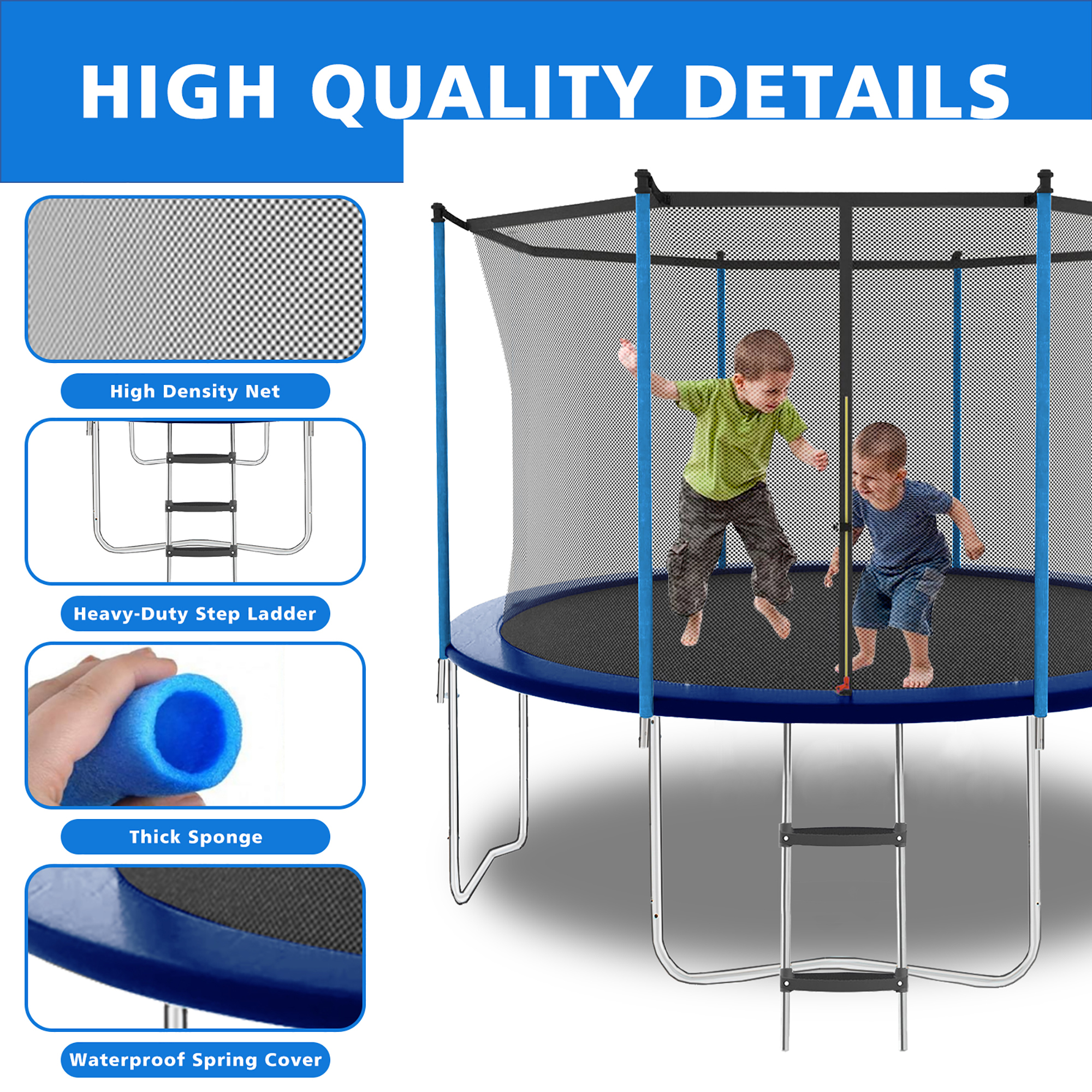 Détail du trampoline