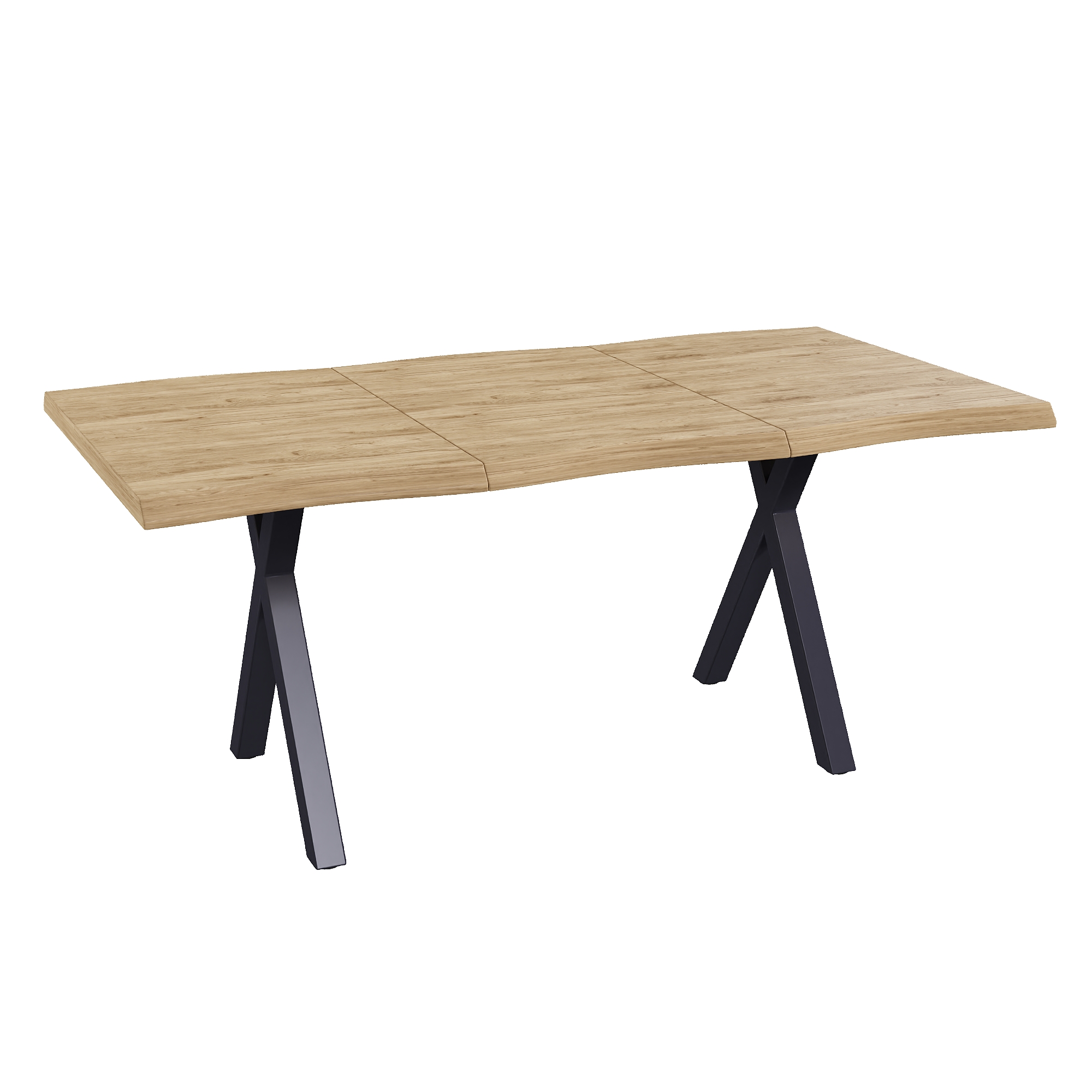 Table à manger, 180 x 78 x 75 cm, bois, bois naturel - vue 6