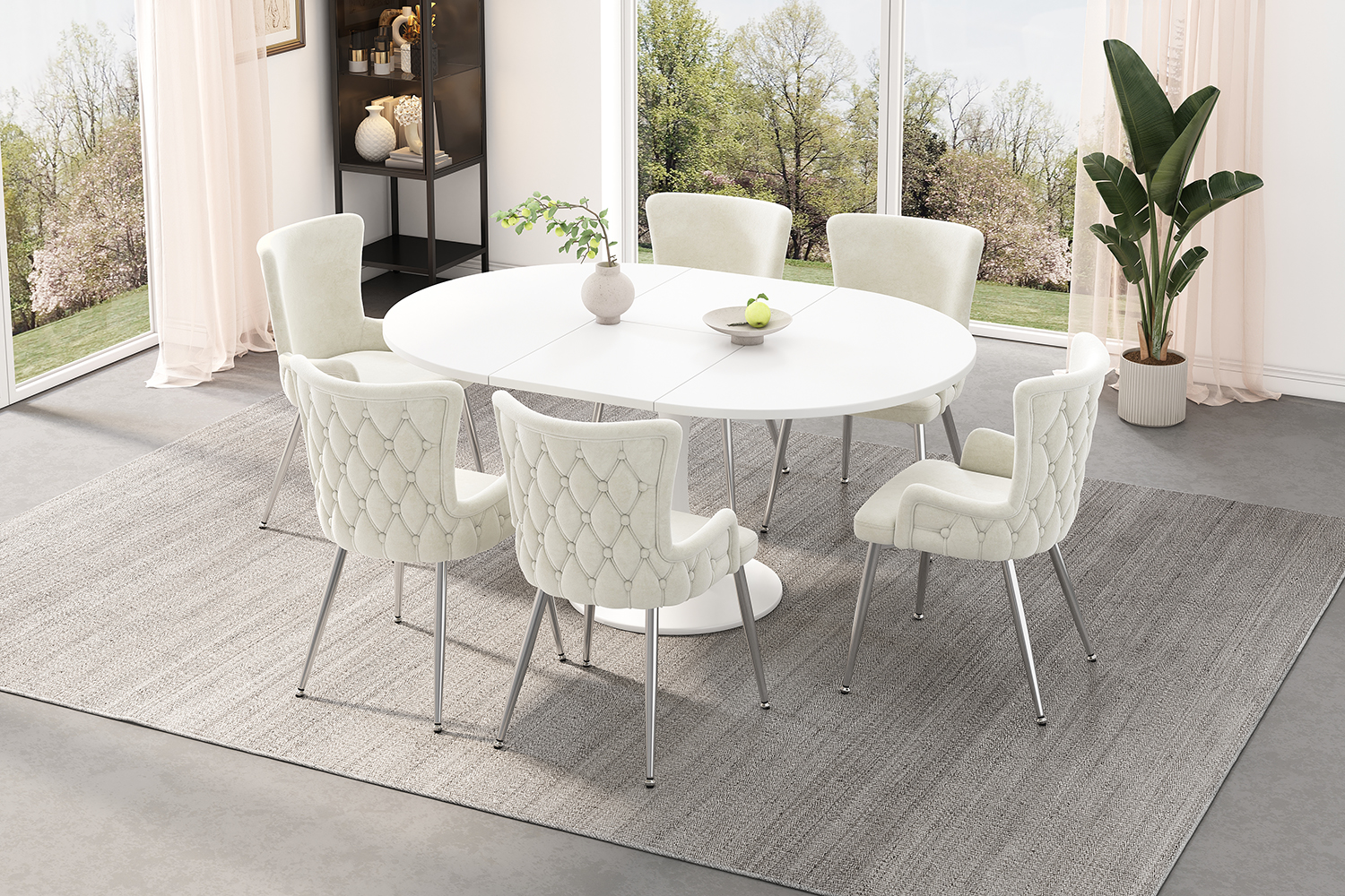 Présentation du chaise de salle à manger