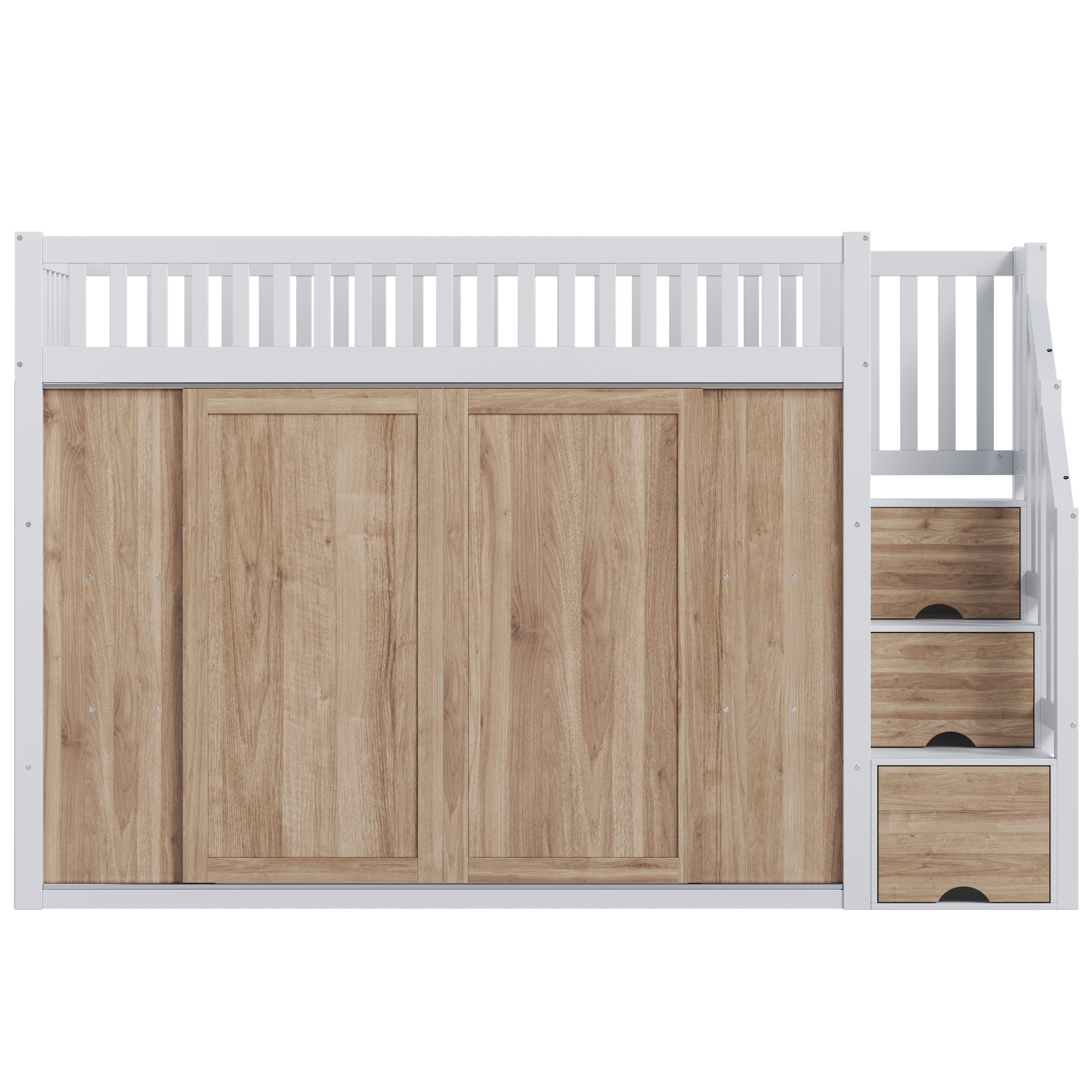 Lit mezzanine design nordique enfant