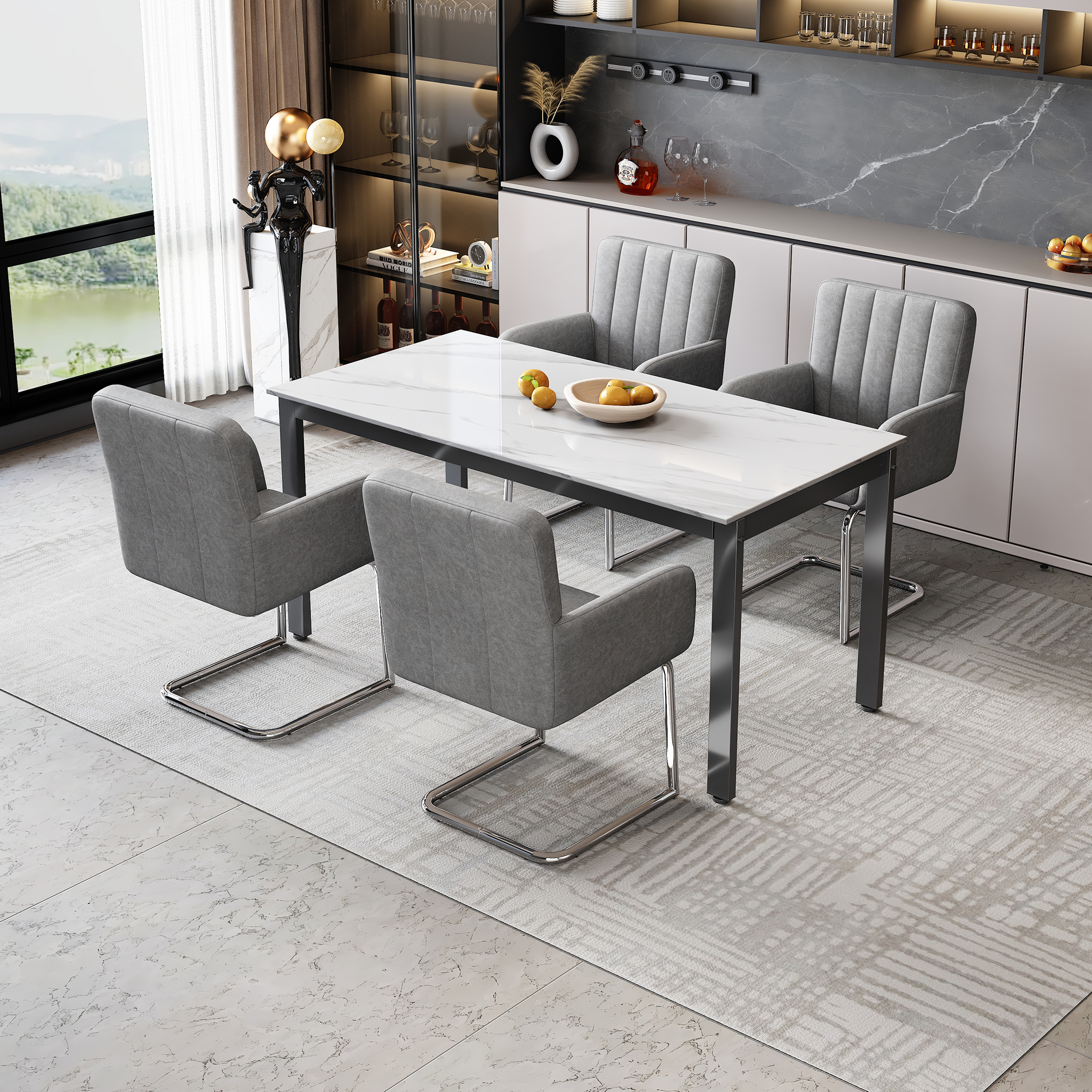 Vue principale du chaise de salle à manger