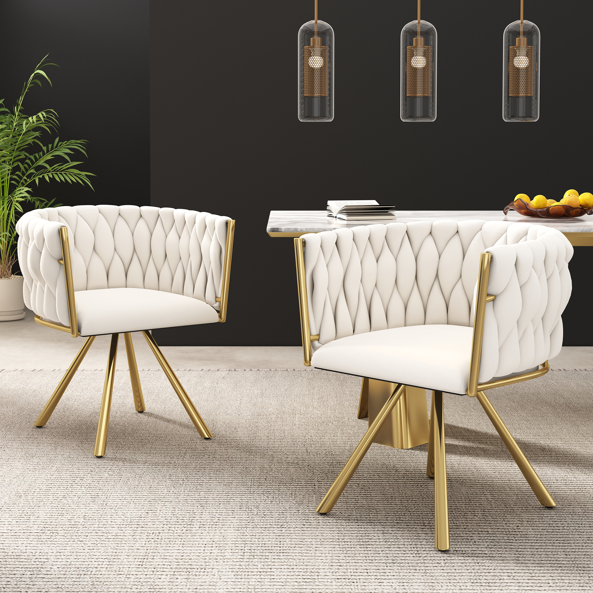 Détail du chaise de salle à manger
