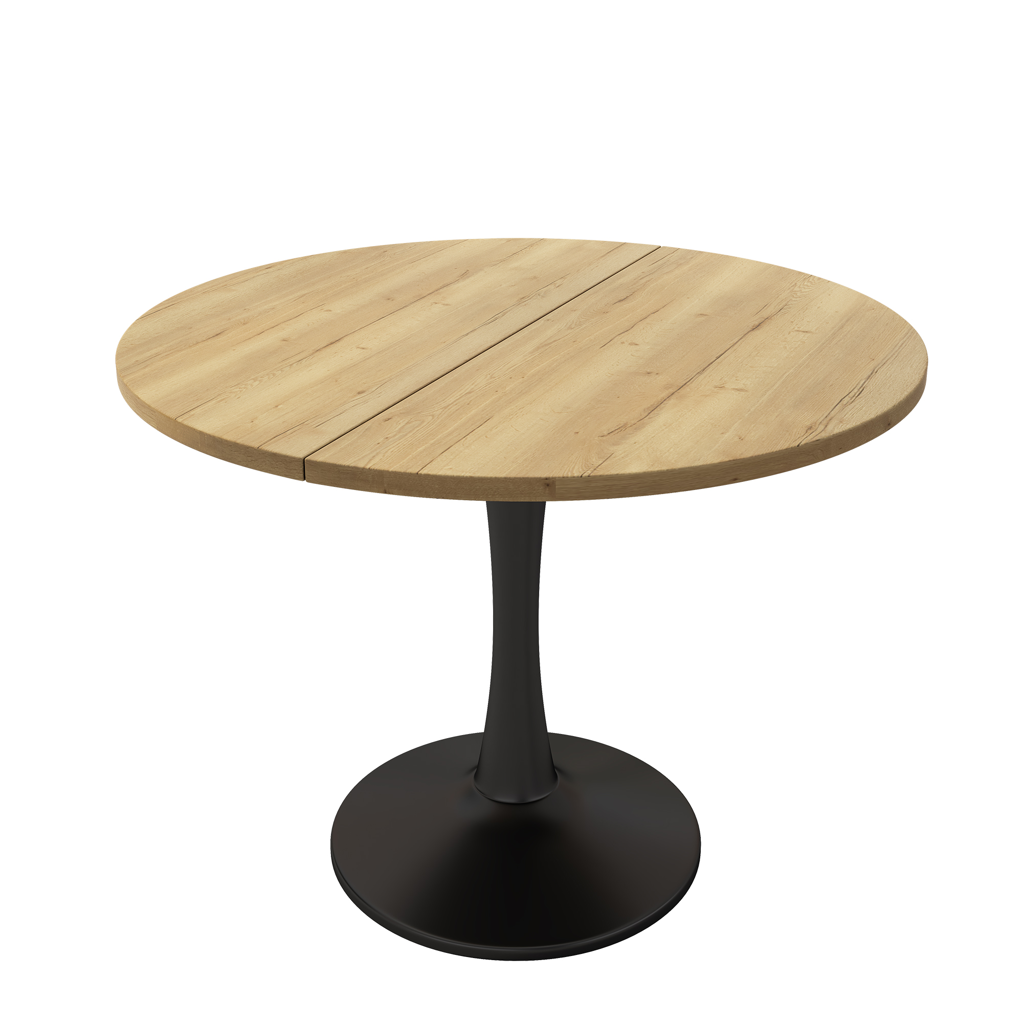 Table à manger ovale extensible en MDF avec design - image 6