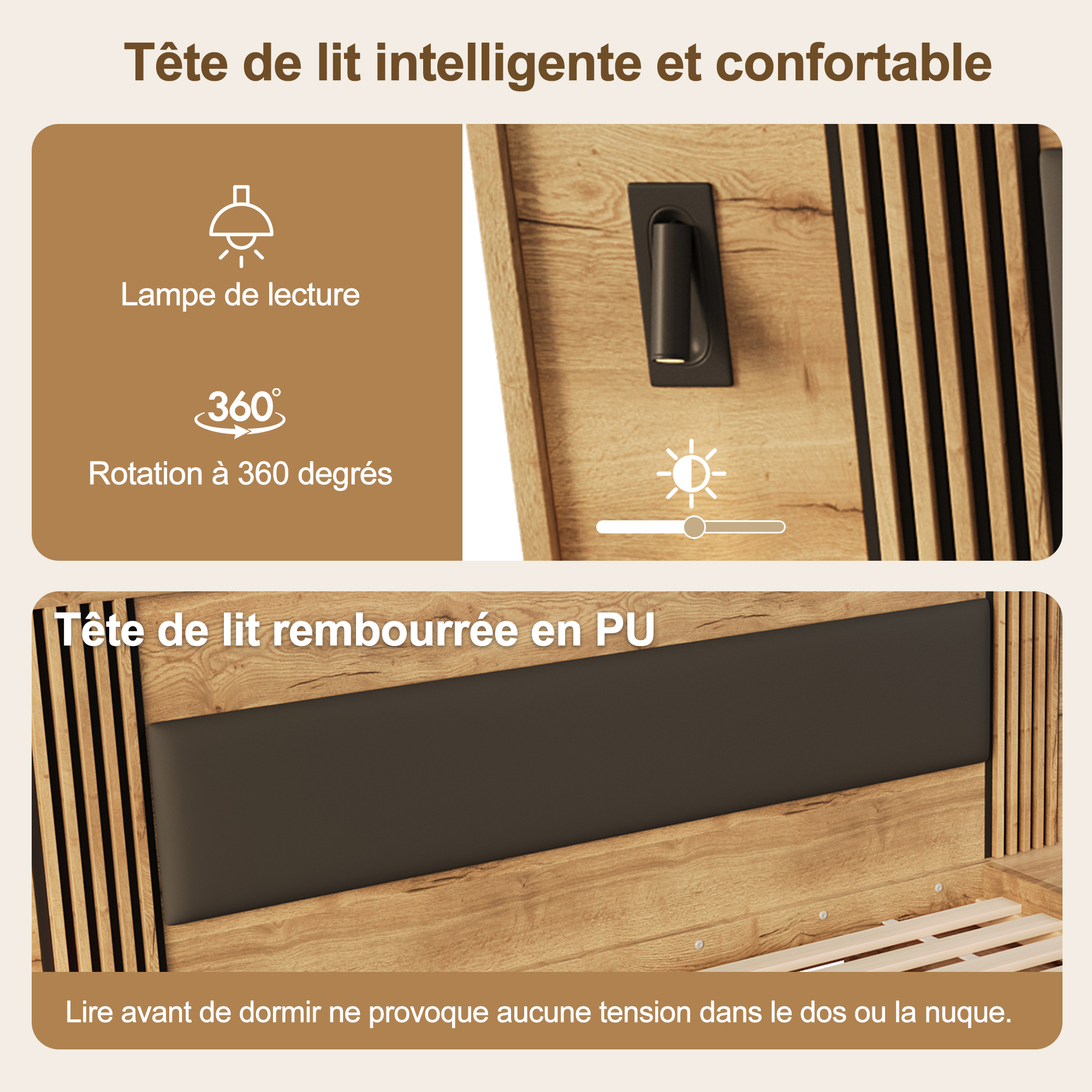 Vue complémentaire du lit 1