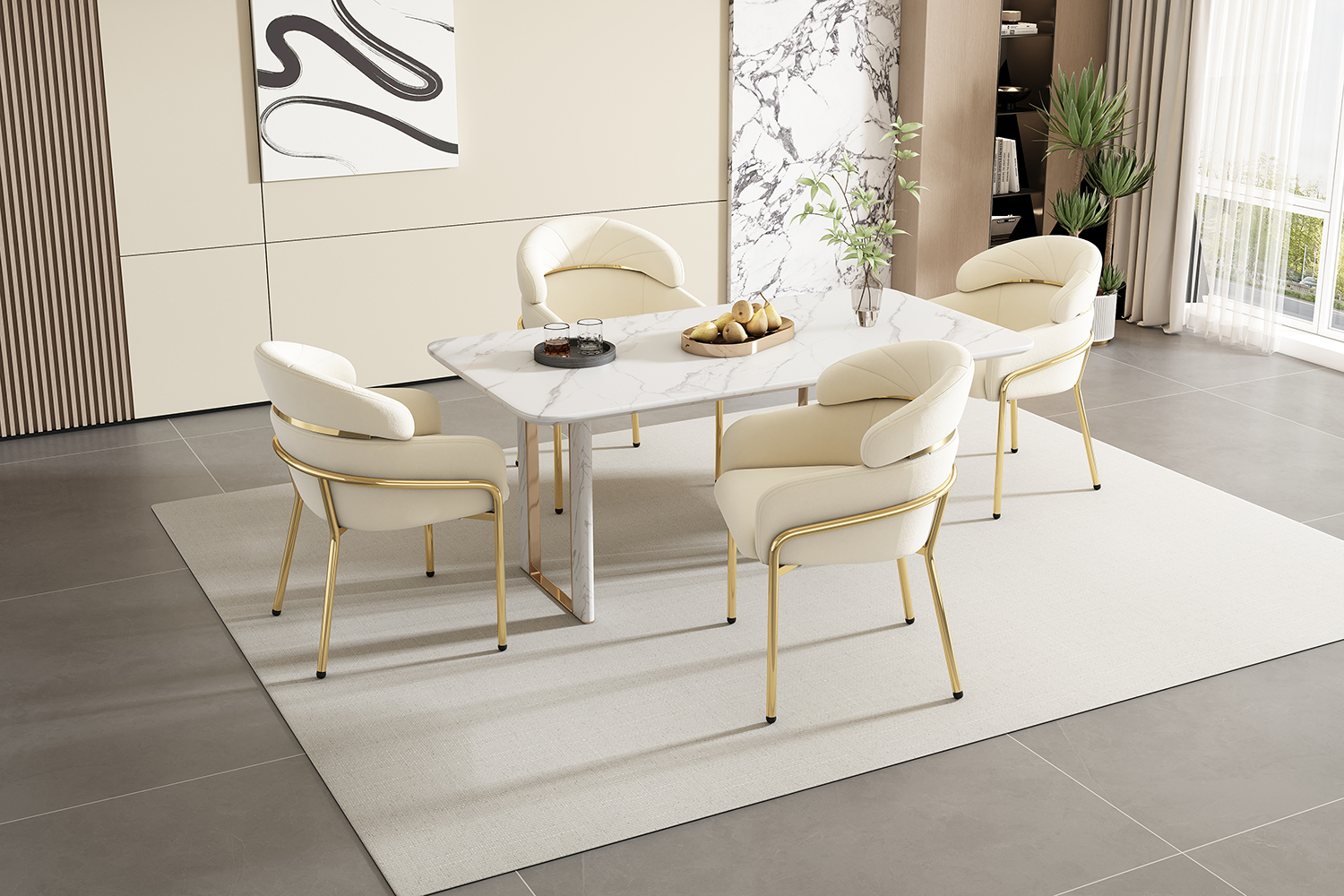Présentation du chaise de salle à manger