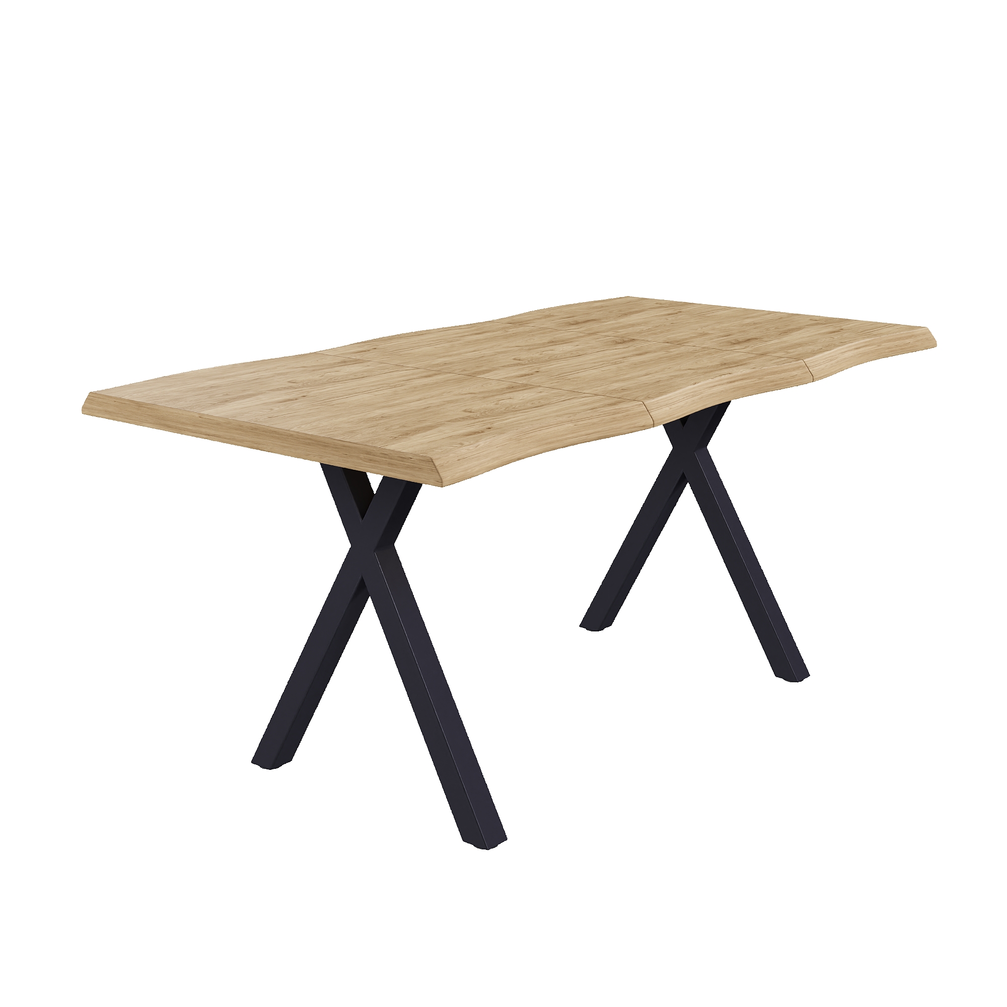 Table à manger, 180 x 78 x 75 cm, bois, bois naturel - vue 7
