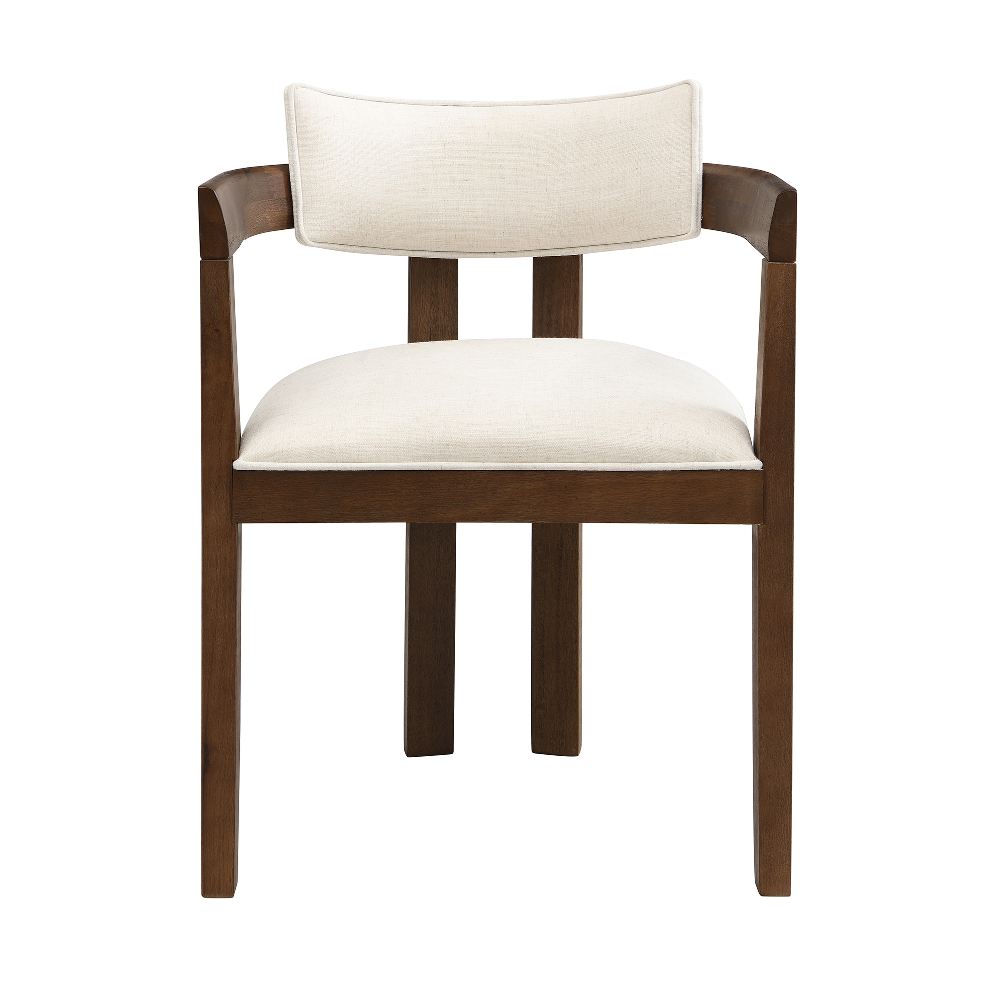 Chaise avec accoudoirs en bois massif, tissu lin naturel, design classique élégant, pour salle à manger et salon, confort supérieur, durabilité, style intemporel, facile montage, stabilité, utilisation polyvalente - image 10