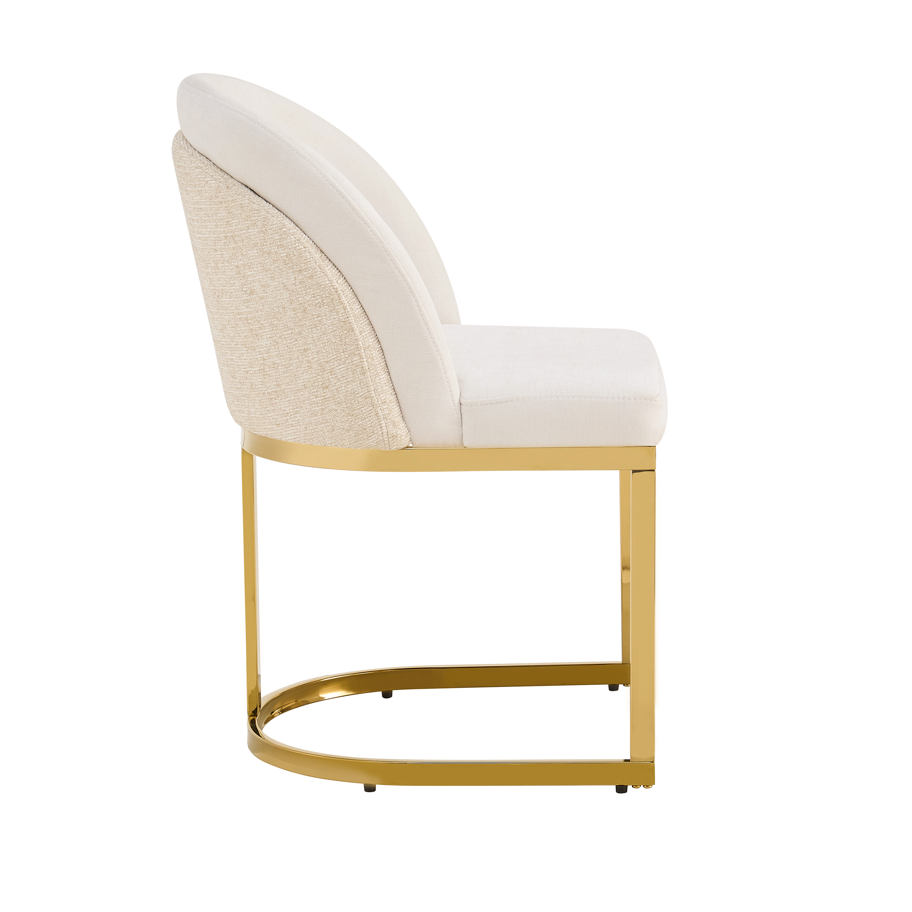 Chaise de salle à manger double dossier, mousse 25D, tissu chenille, pieds métal galvanisé miroir, cadre renforcé, pour salle à manger et salon, design haut de gamme, confort durable, style luxueux, stabilité, durabilité - image 17