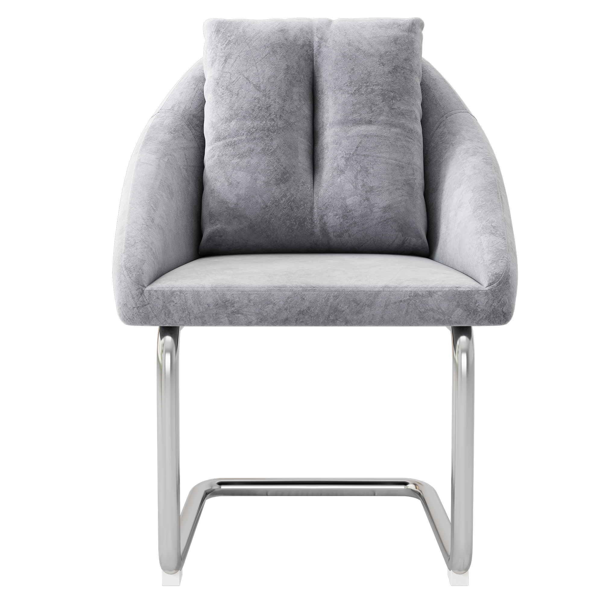 Chaise de salle à manger en velours avec cadre en - image 4