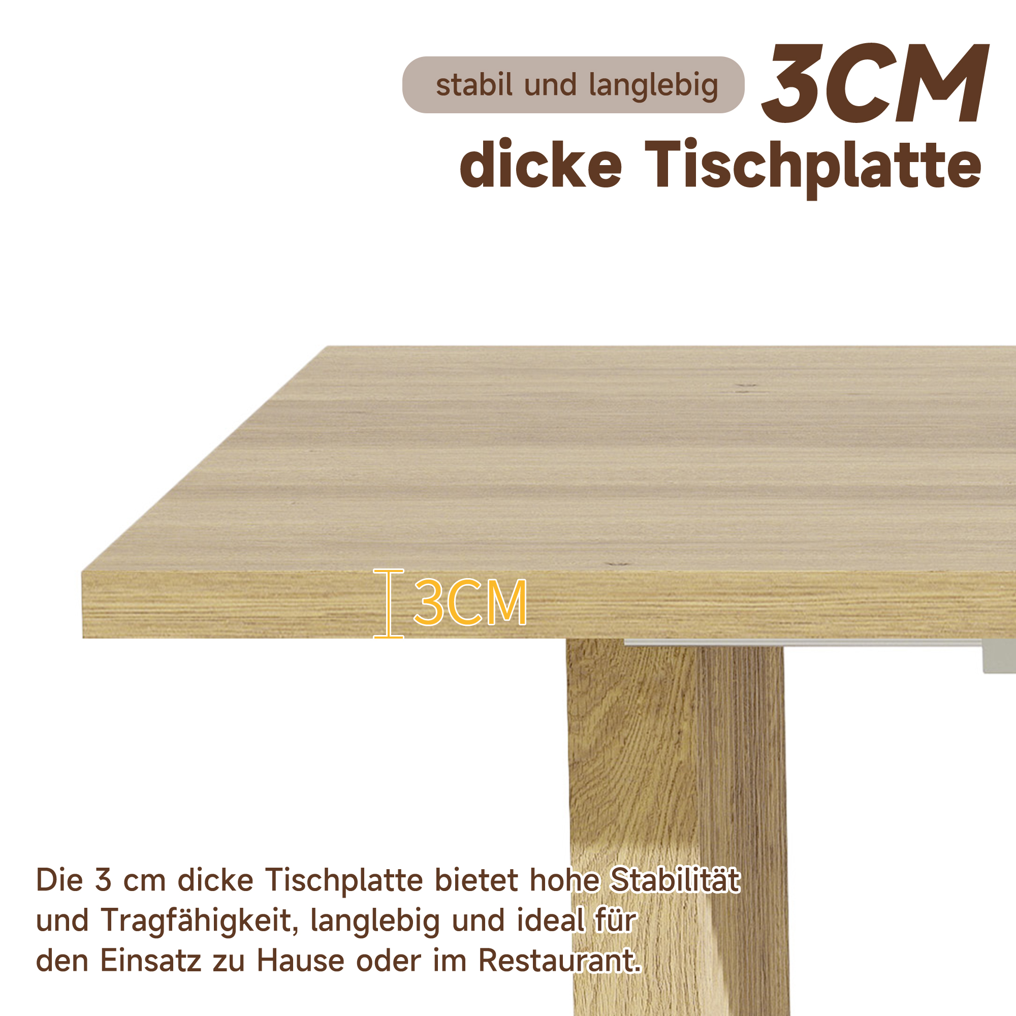Détail du table à manger