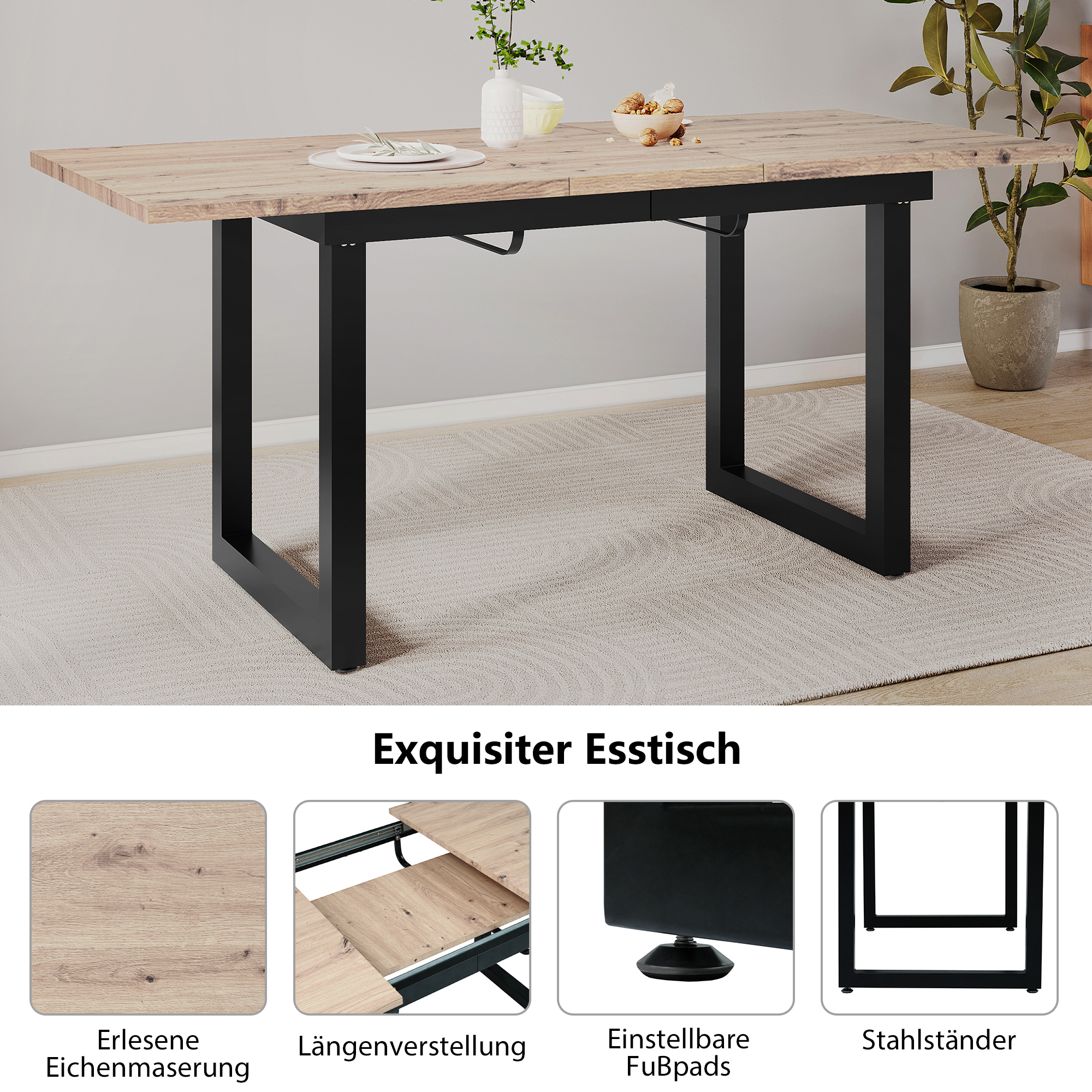 Présentation du table à manger