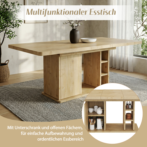 Rangements sous la table