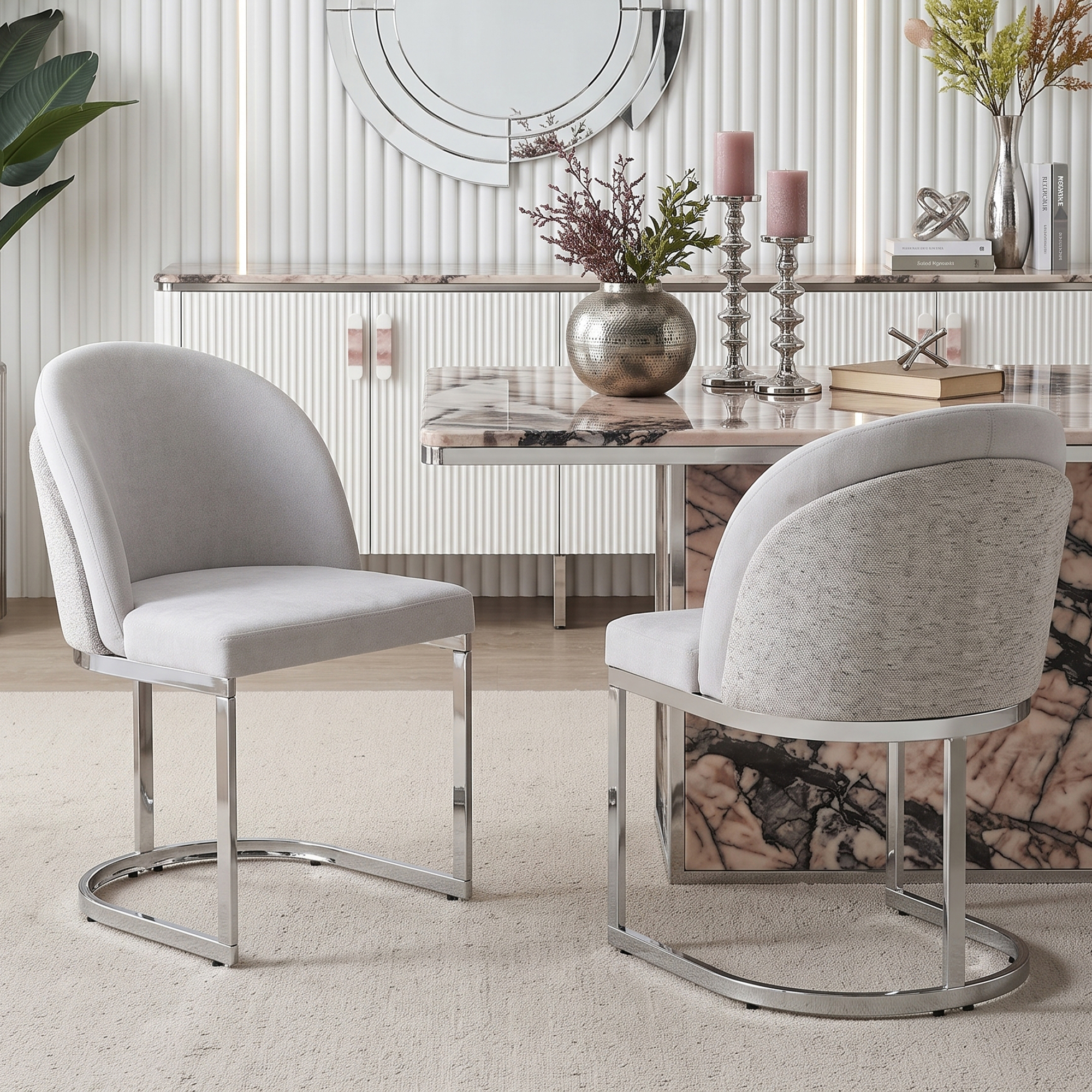 Détail du chaise de salle à manger