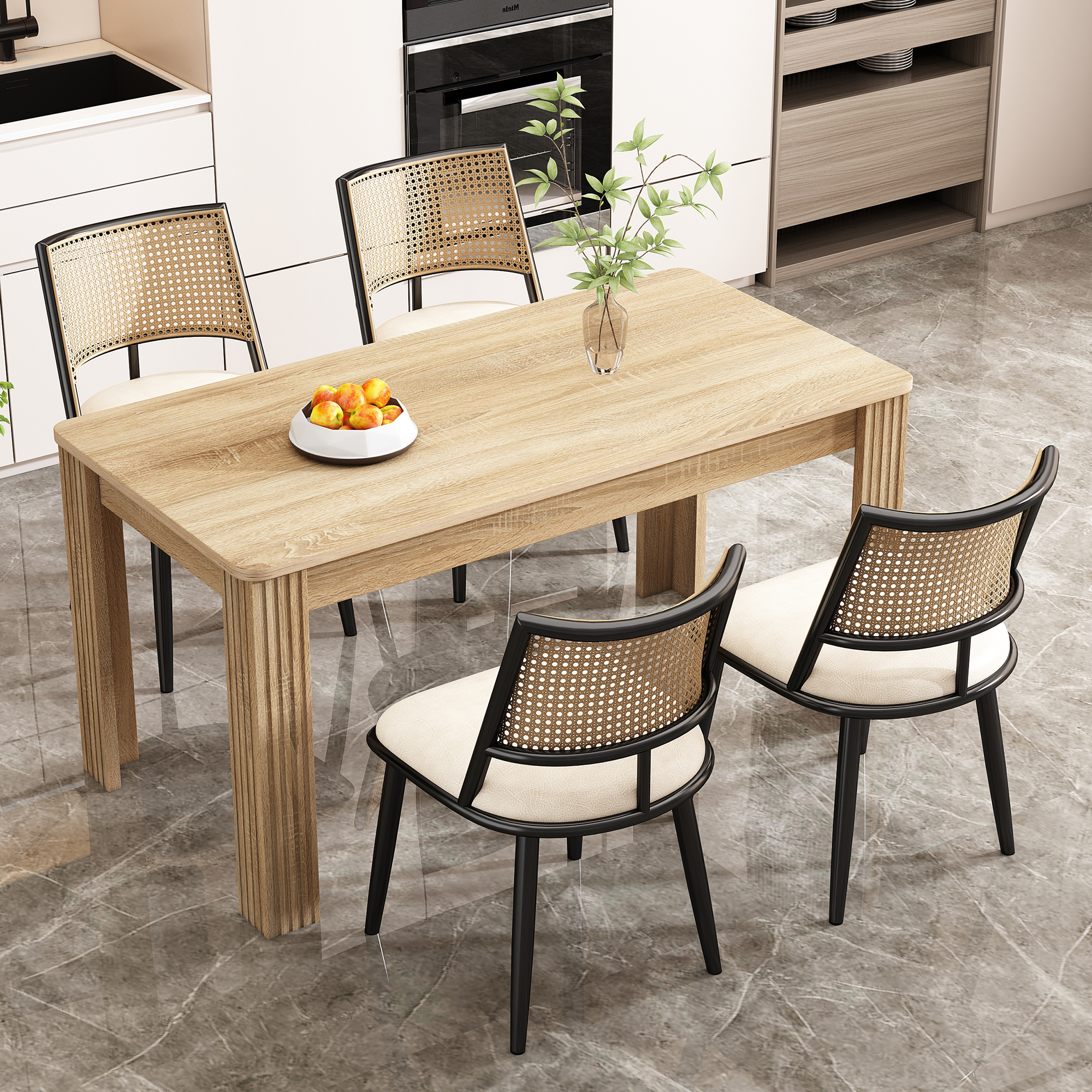 Détail du chaise de salle à manger