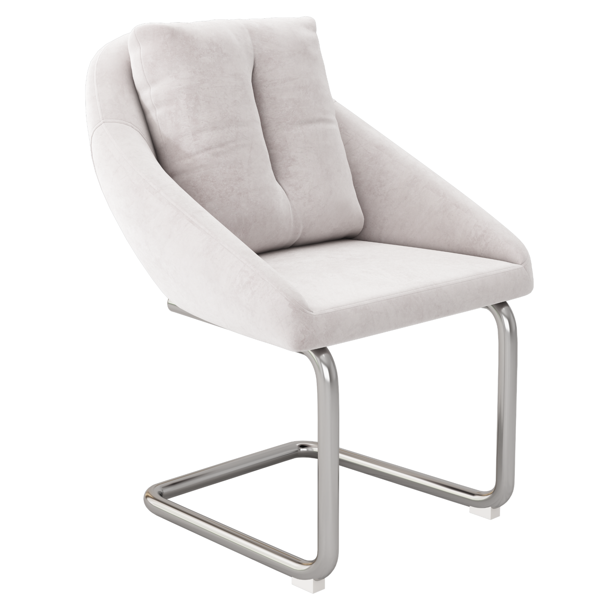 Chaise de salle à manger, lot de 6, velours, beige - vue 4