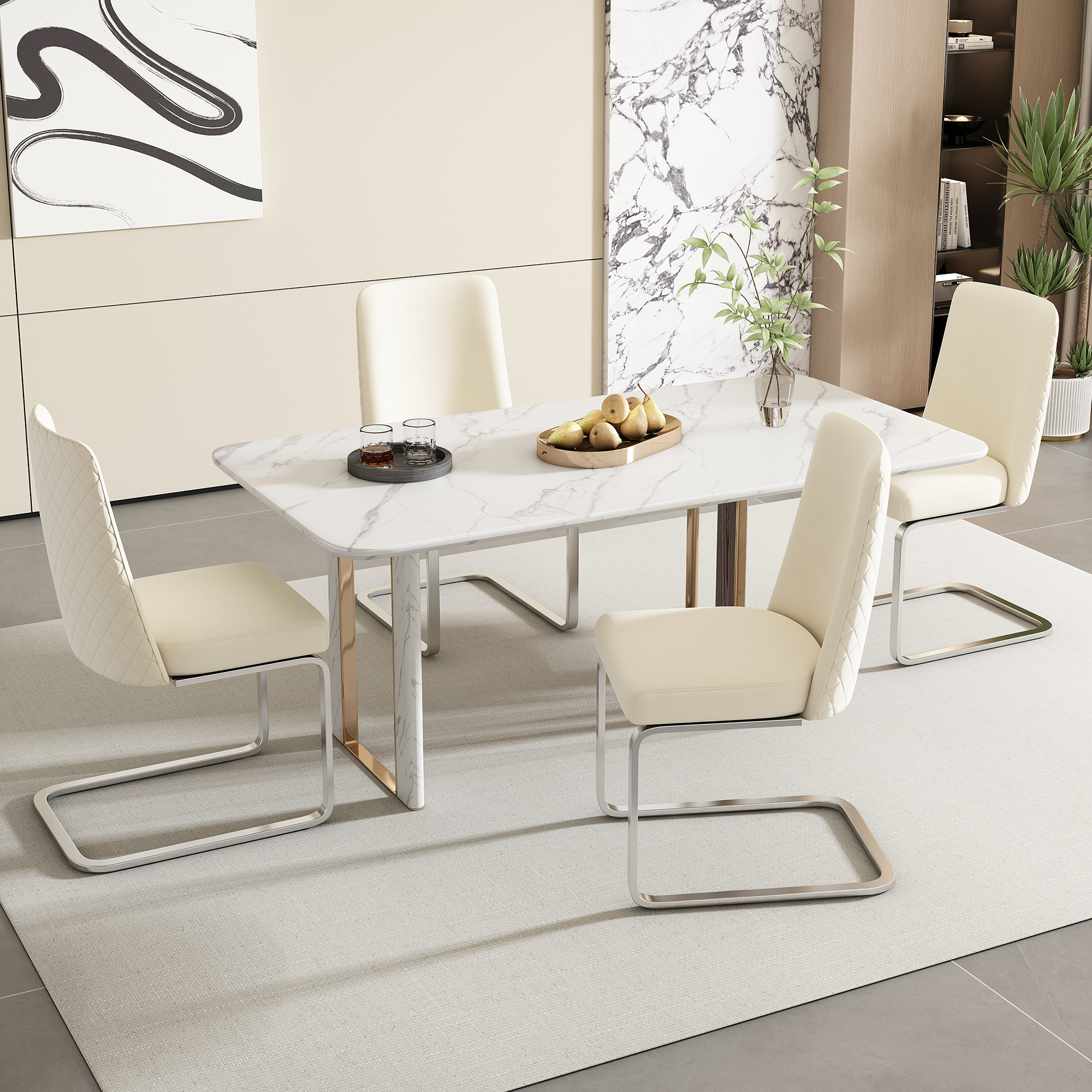 Détail du chaise de salle à manger