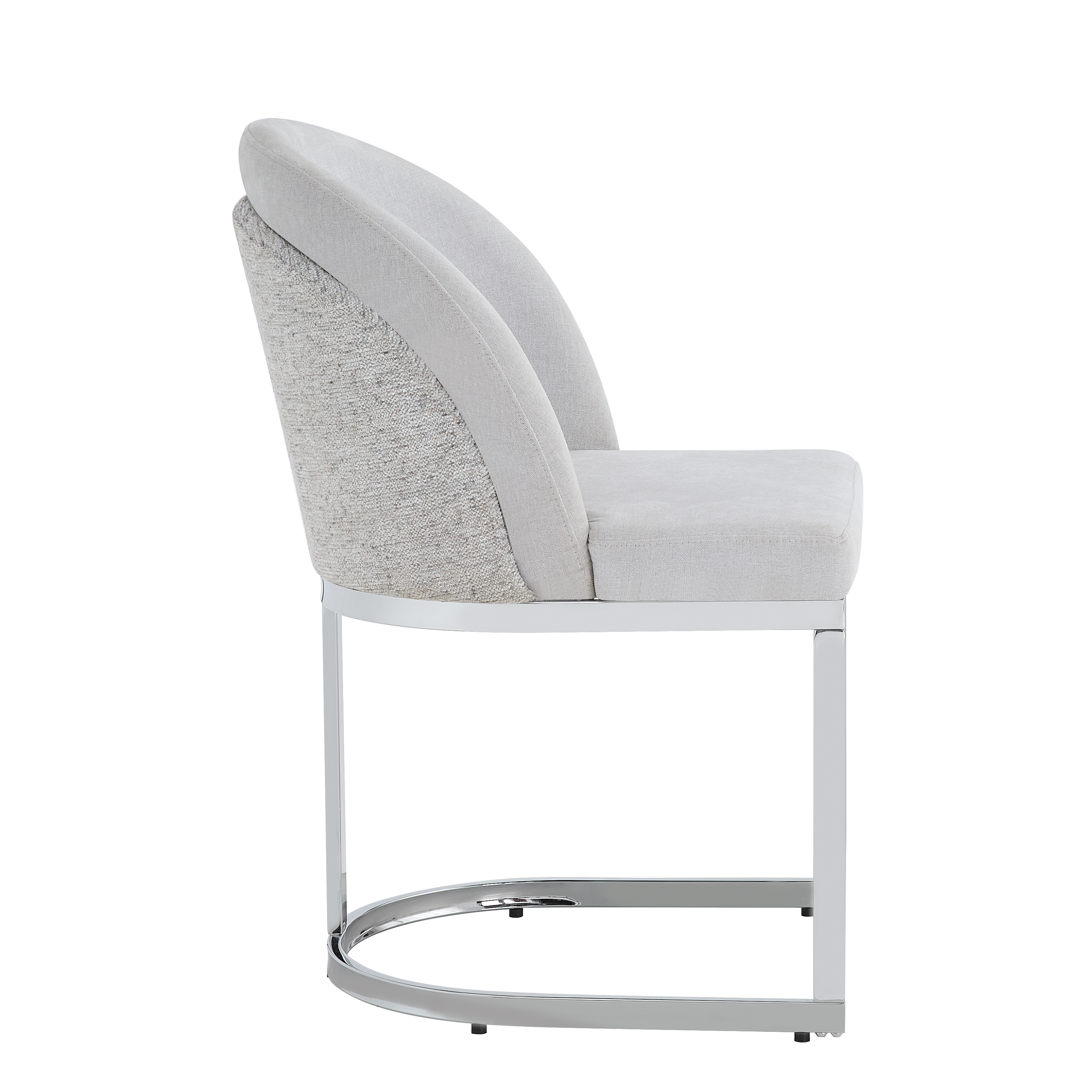 Chaise de salle à manger double dossier, mousse 25D, tissu chenille, pieds métal galvanisé miroir, cadre renforcé, pour salle à manger et salon, design haut de gamme, confort durable, style luxueux, stabilité - image 13