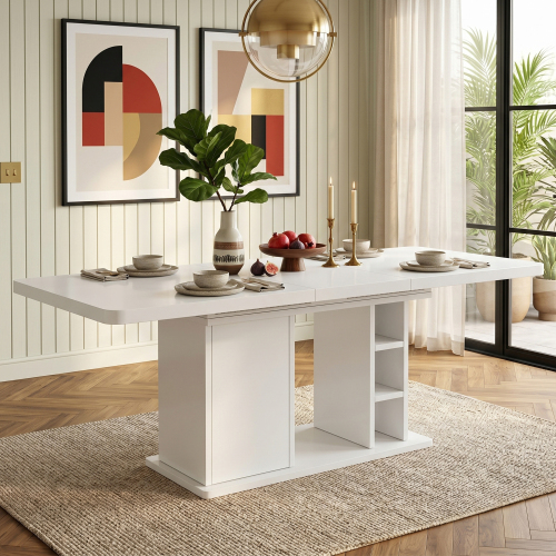 Table à manger extensible de 140 à 180 cm