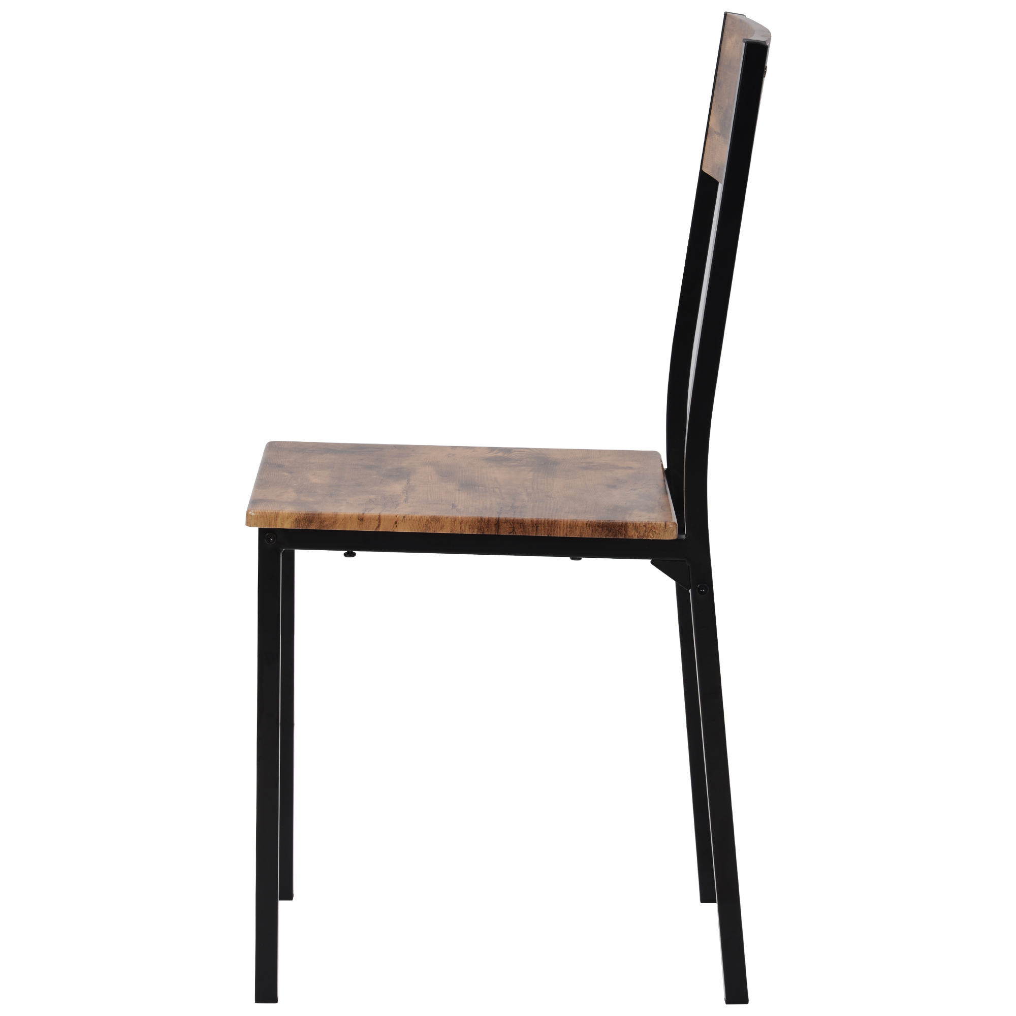 Ensemble table + chaises en MDF/PVC, cadre métal laqué, chaises empilables, design minimaliste, pour cuisine et bar, petit espace, facile entretien, stabilité, style moderne, utilisation polyvalente, durabilité, décoration - image 13