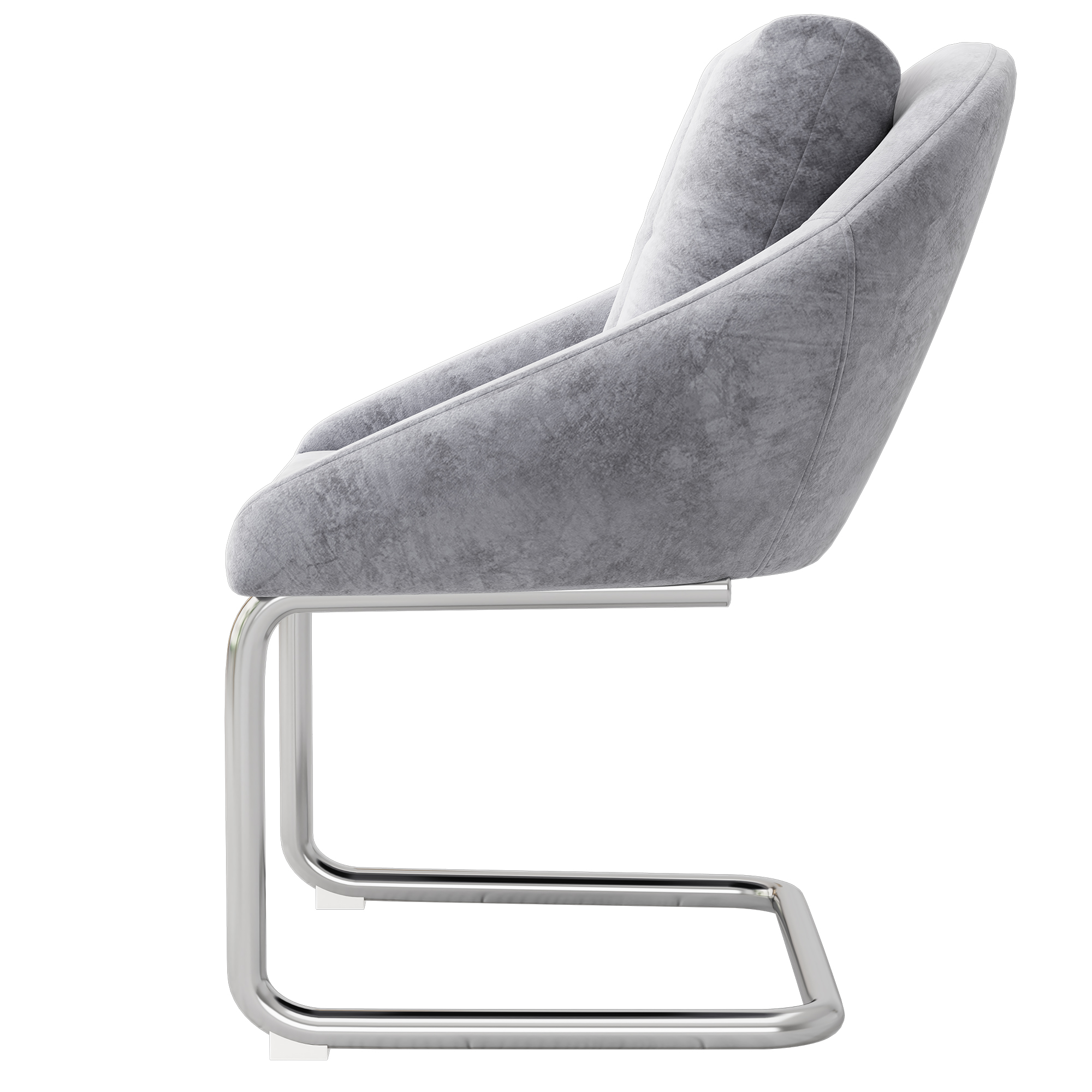 Chaise de salle à manger en velours avec cadre en - image 5