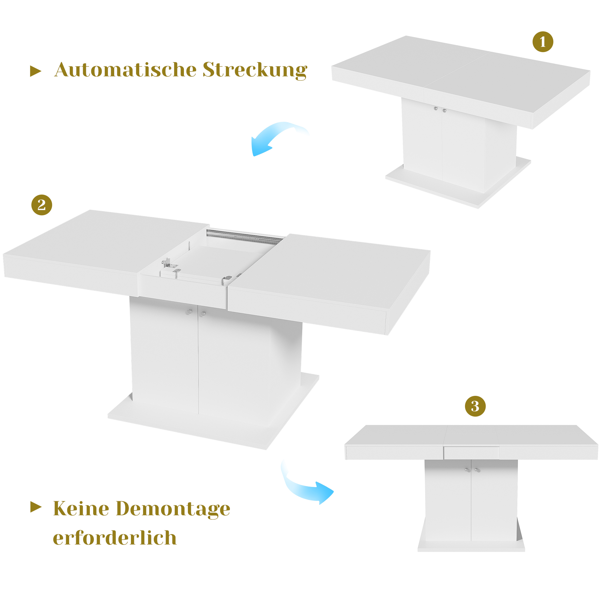 Dimensions et fonctions de la table 35
