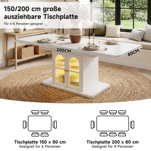Table extensible 150-200 cm
