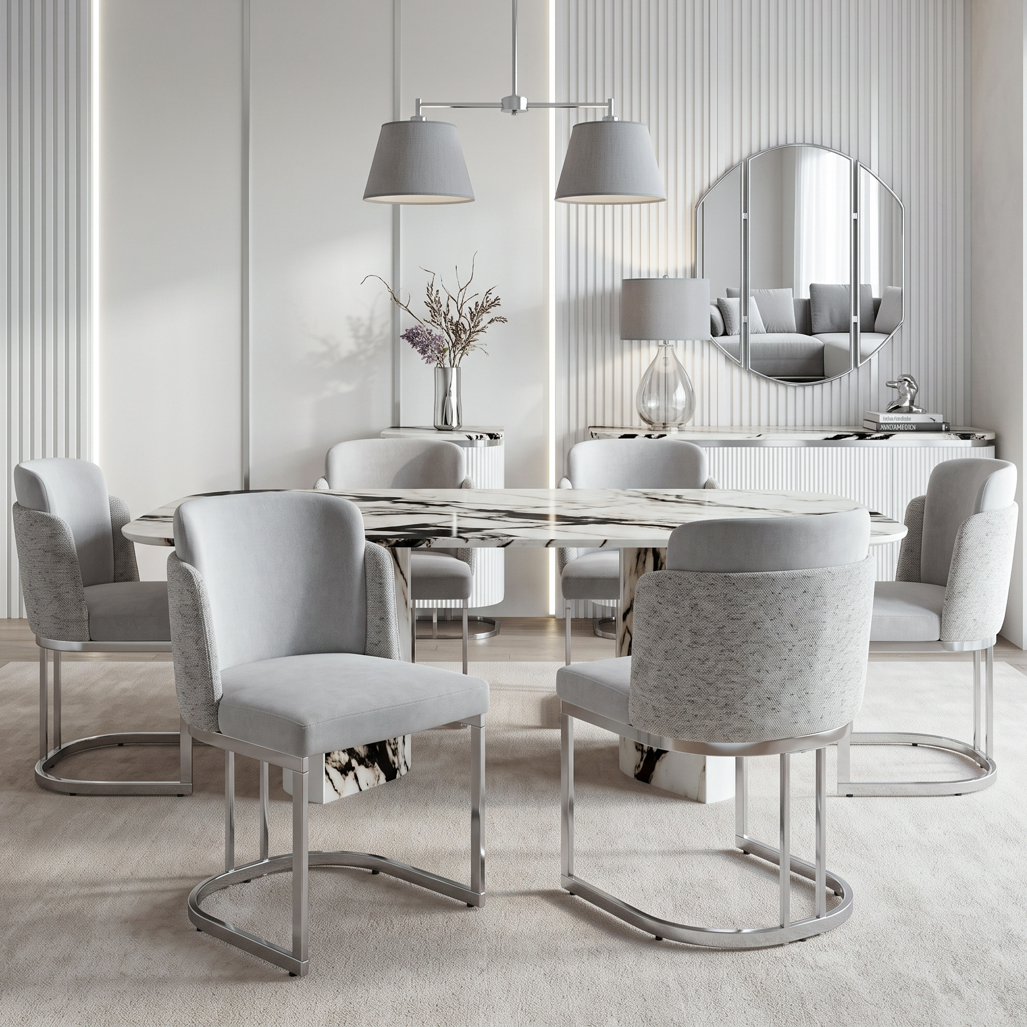Vue principale du chaise de salle à manger