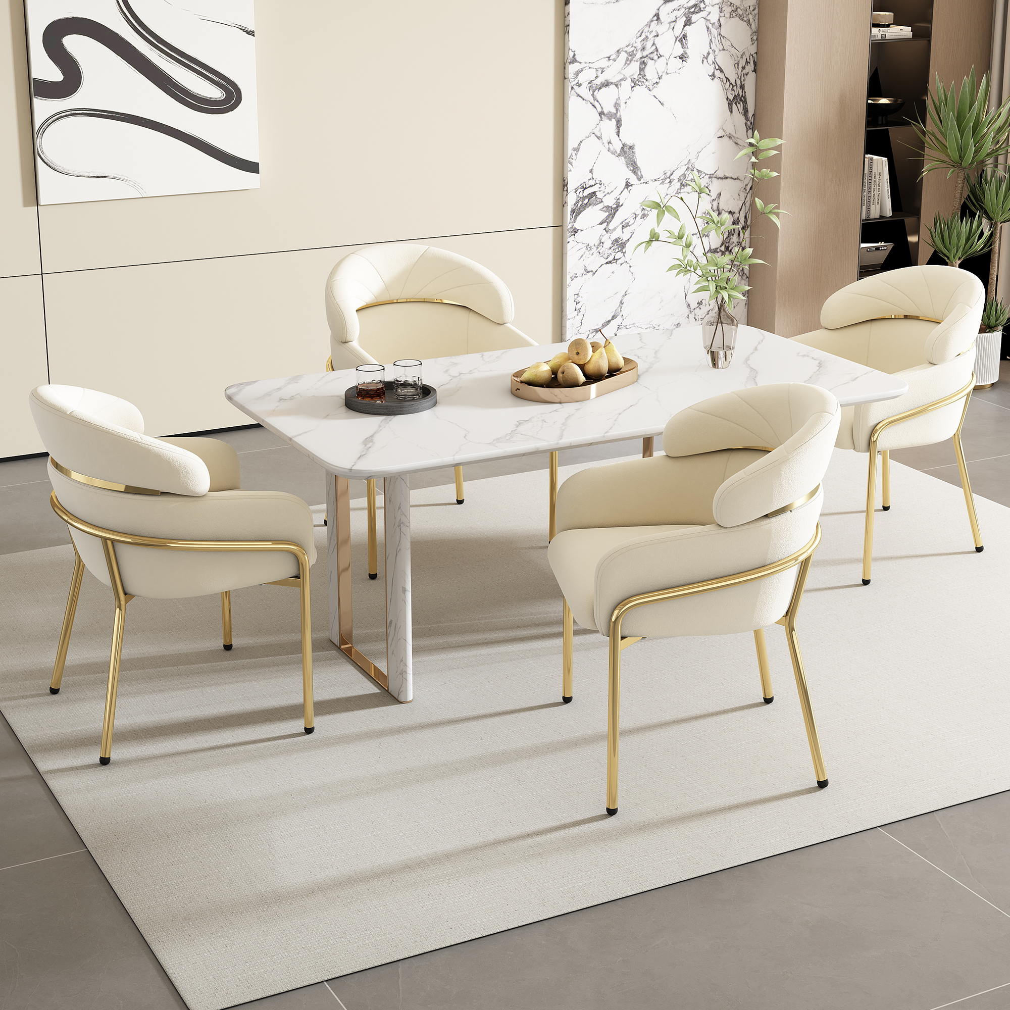 Détail du chaise de salle à manger