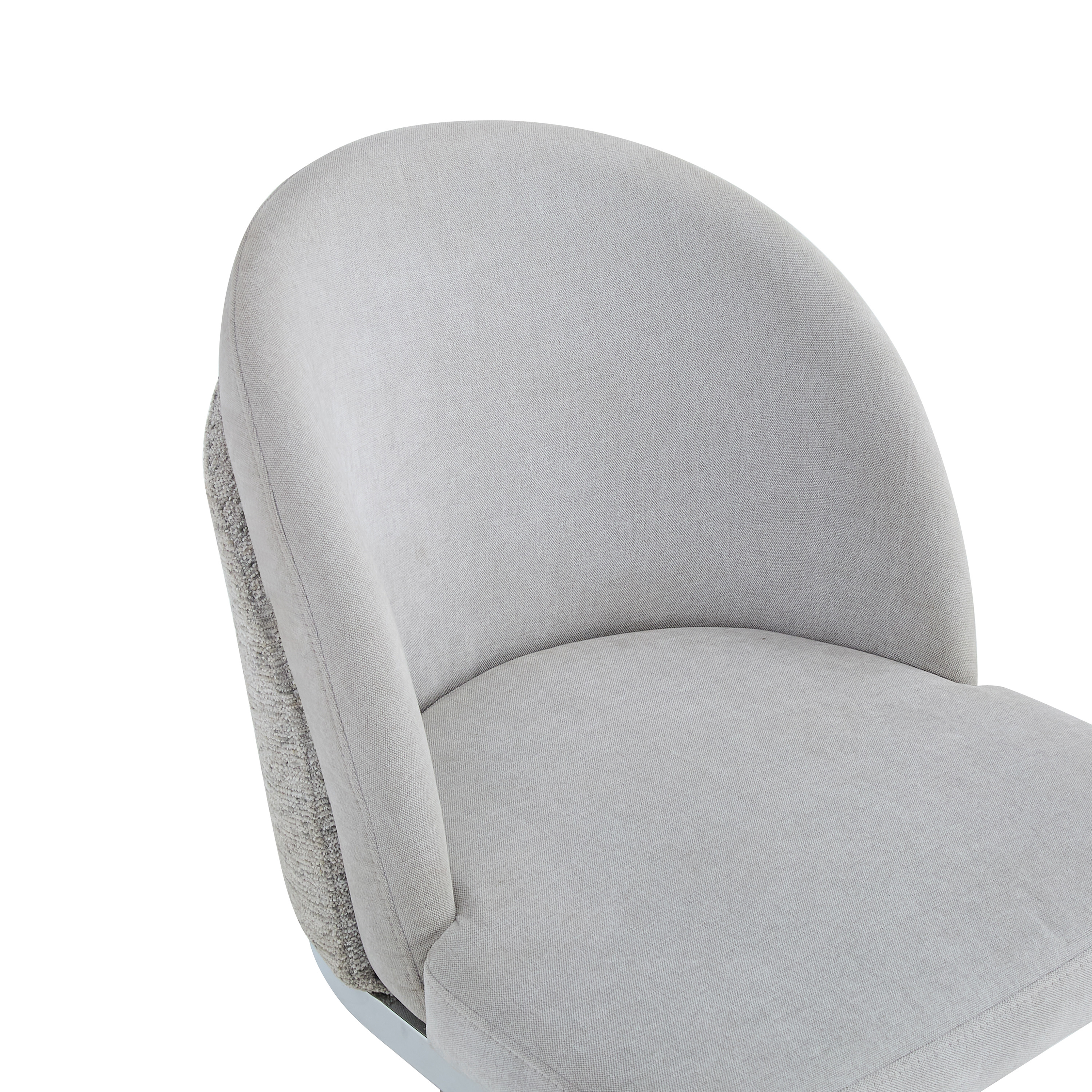Chaise de salle à manger double dossier, mousse 25D, tissu chenille, pieds métal galvanisé miroir, cadre renforcé, pour salle à manger et salon, design haut de gamme, confort durable, style luxueux, stabilité - image 20
