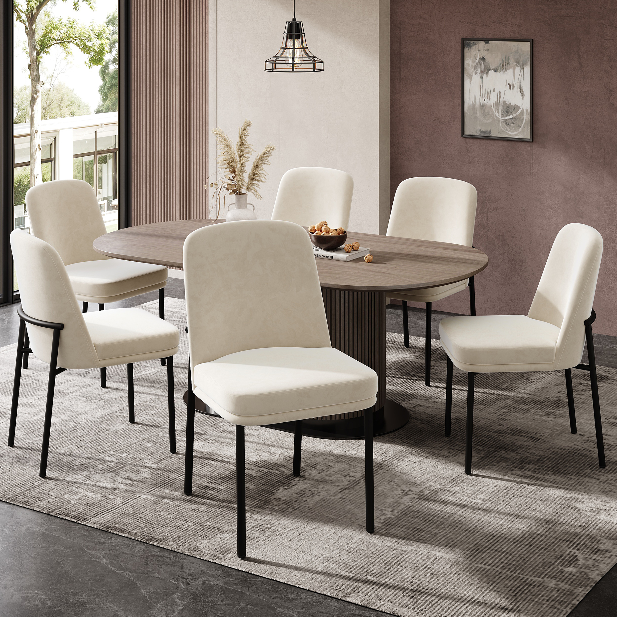 Vue principale du chaise de salle à manger