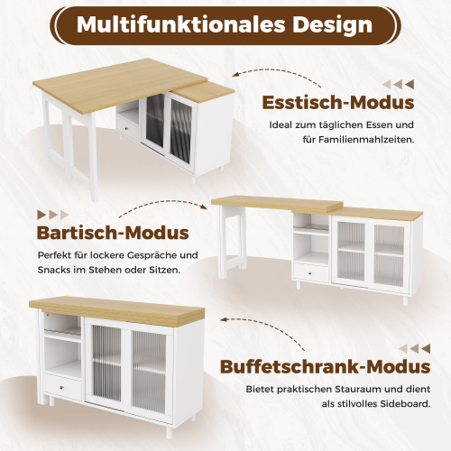 Table pliable 3-en-1