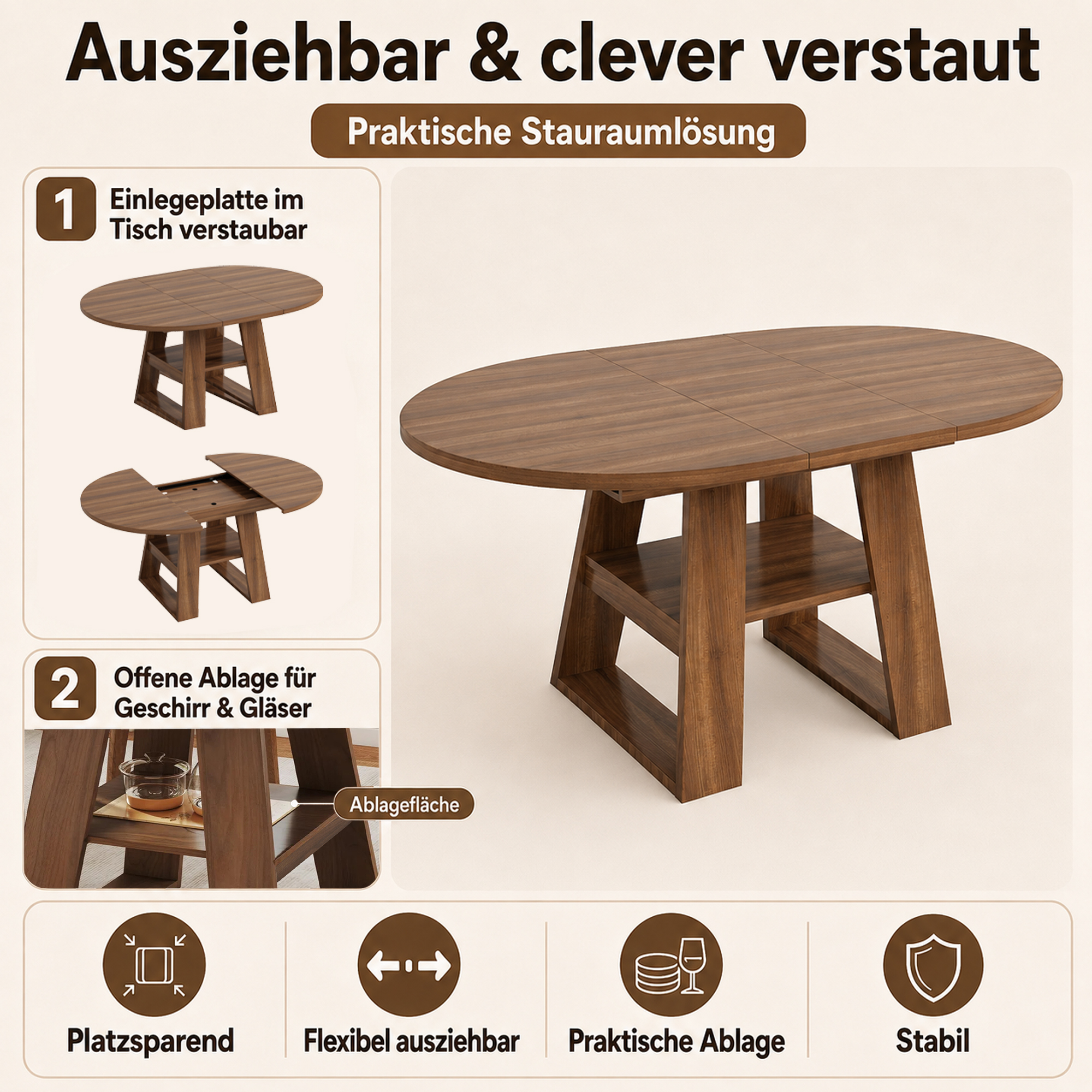 Détail du table à manger