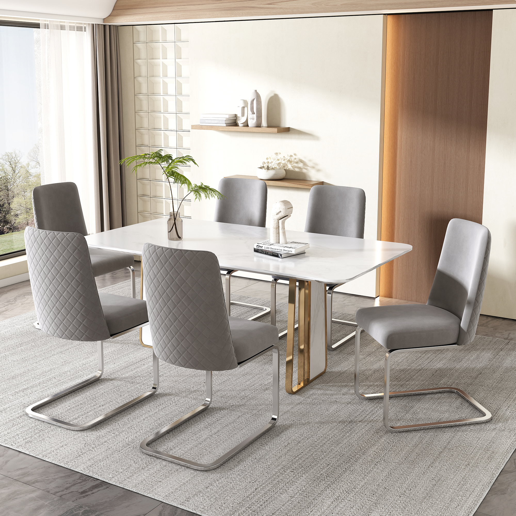 Détail du chaise de salle à manger