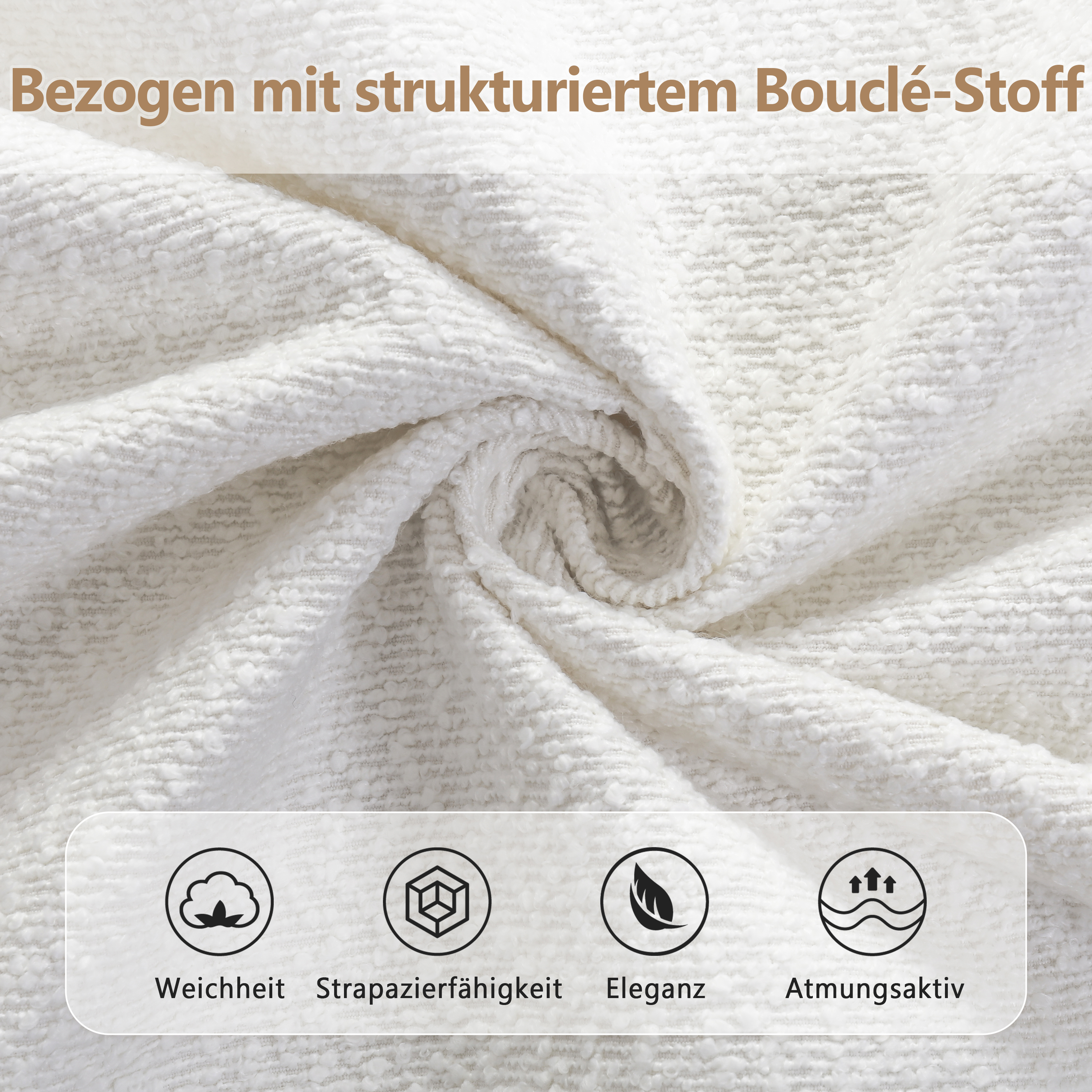 Revêtement tissu bouclé
