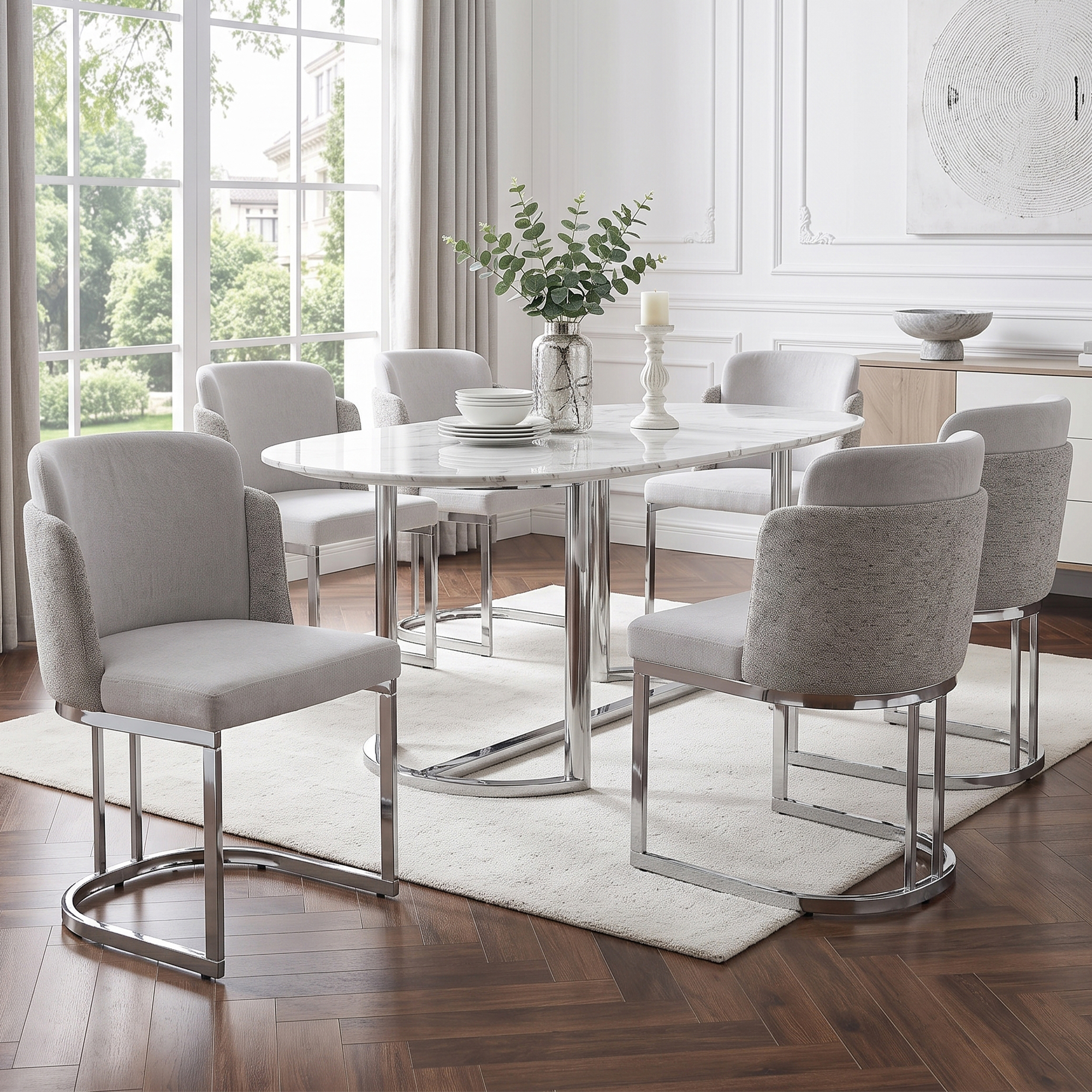 Détail du chaise de salle à manger