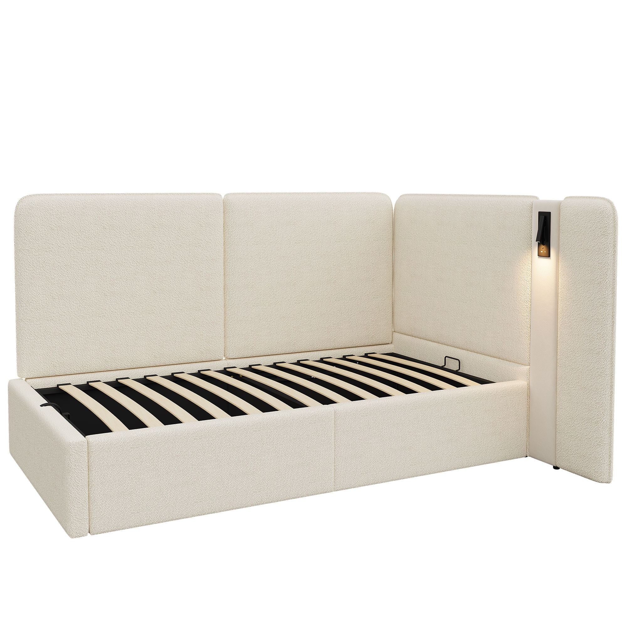 Lit jour boucle confortable