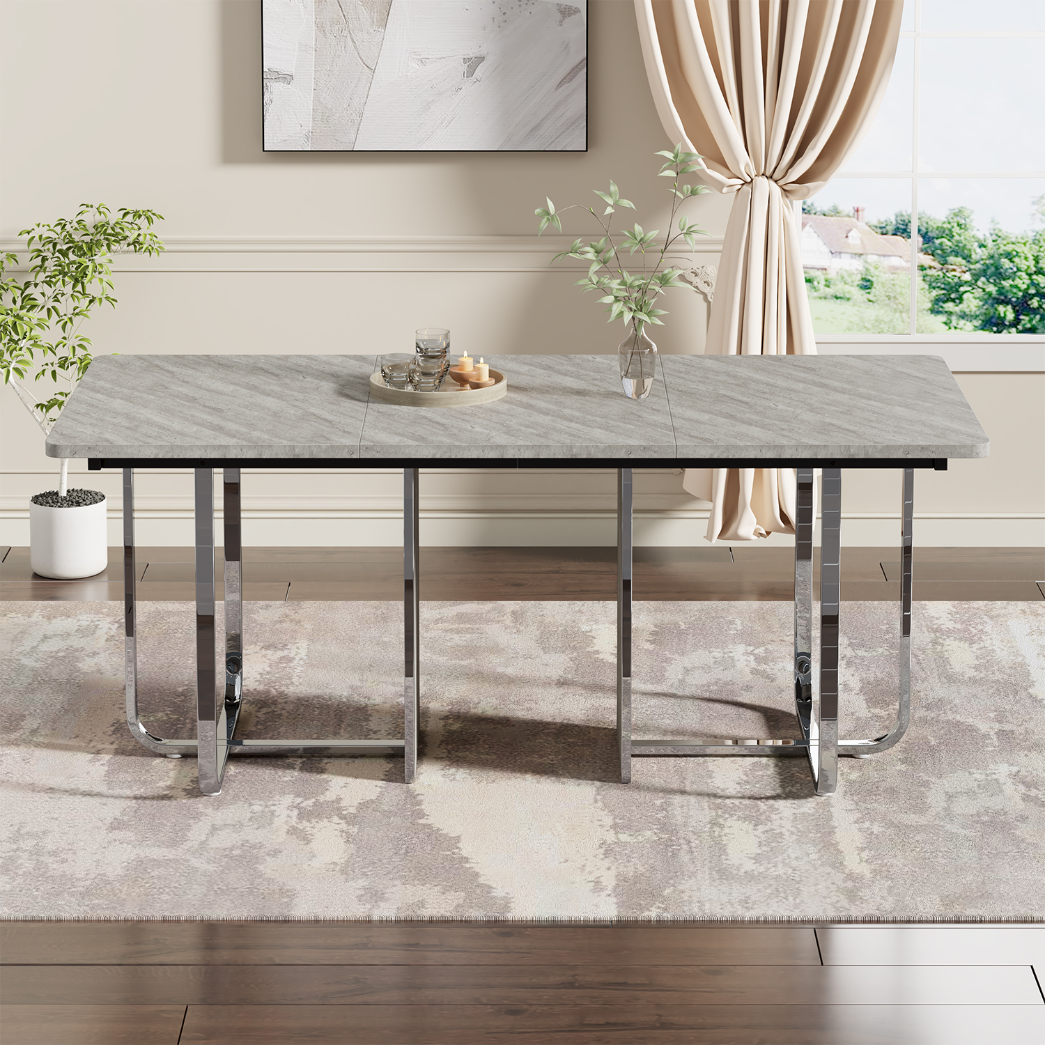 Image 5 – Table à manger gris