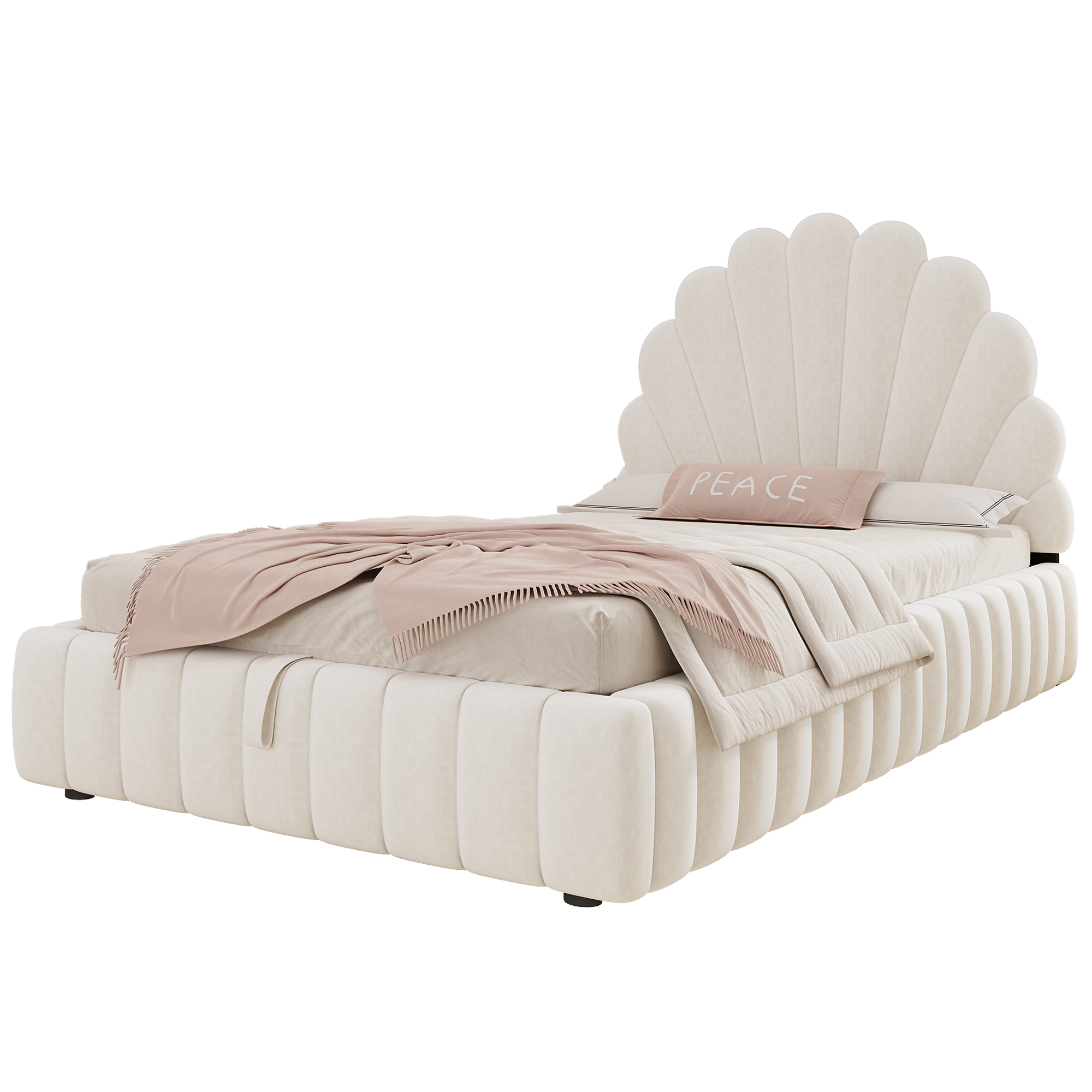Lit rembourré 90 x 200 cm, rangement hydraulique, velours, beige, 211,5 x 100 x 95,5 cm - points forts 1