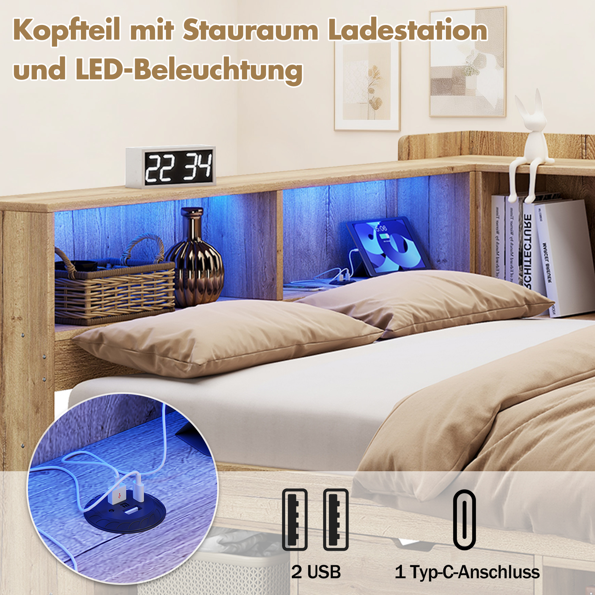Lit ado MDF confortable