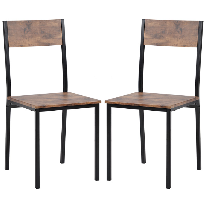 Ensemble table + chaises en MDF/PVC, cadre métal laqué, chaises empilables, design minimaliste, pour cuisine et bar, petit espace, facile entretien, stabilité, style moderne, utilisation polyvalente, durabilité, décoration - image 12