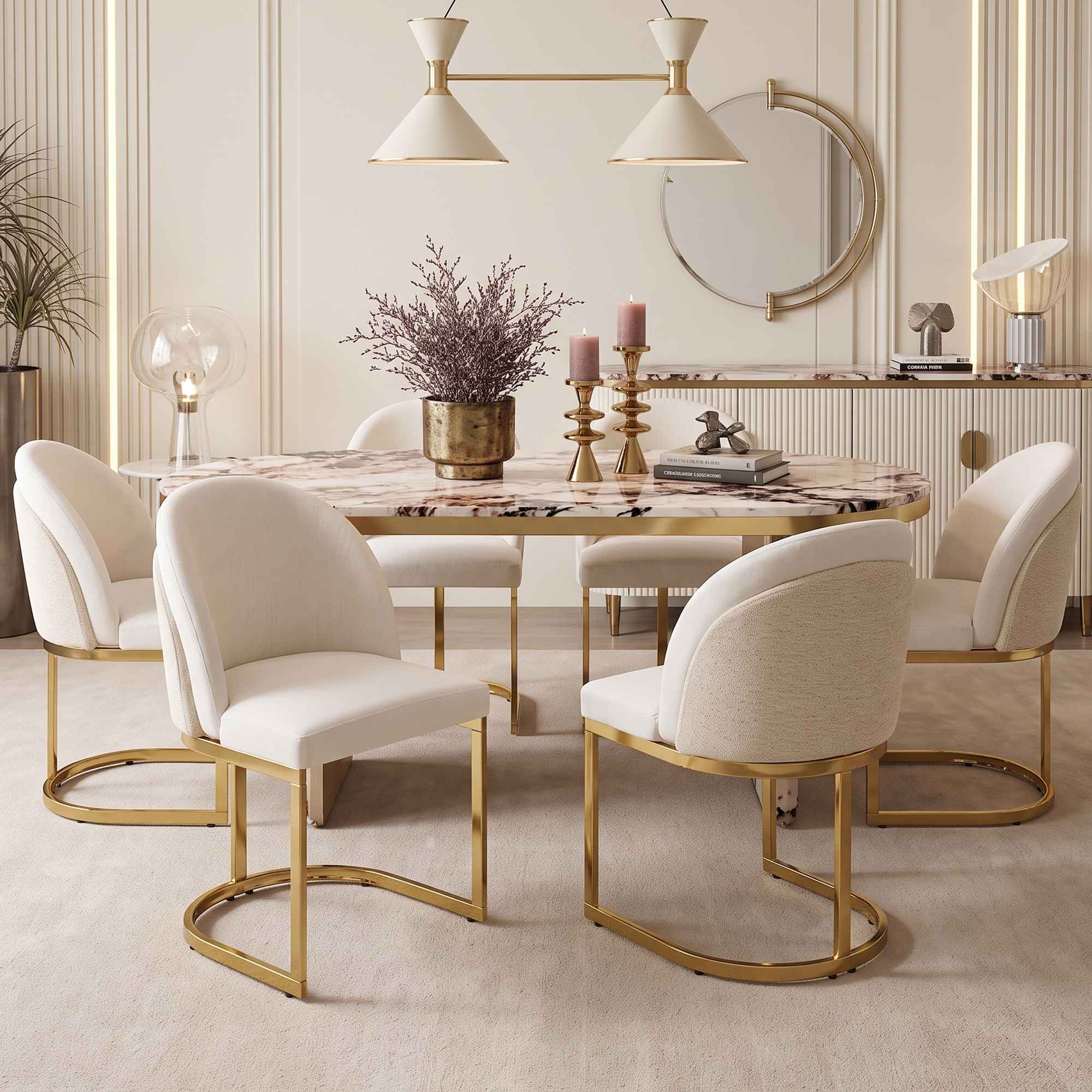 Vue principale du chaise de salle à manger