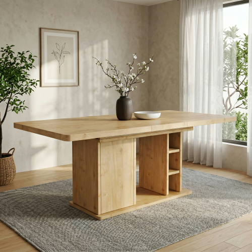 Structure en MDF de la table extensible