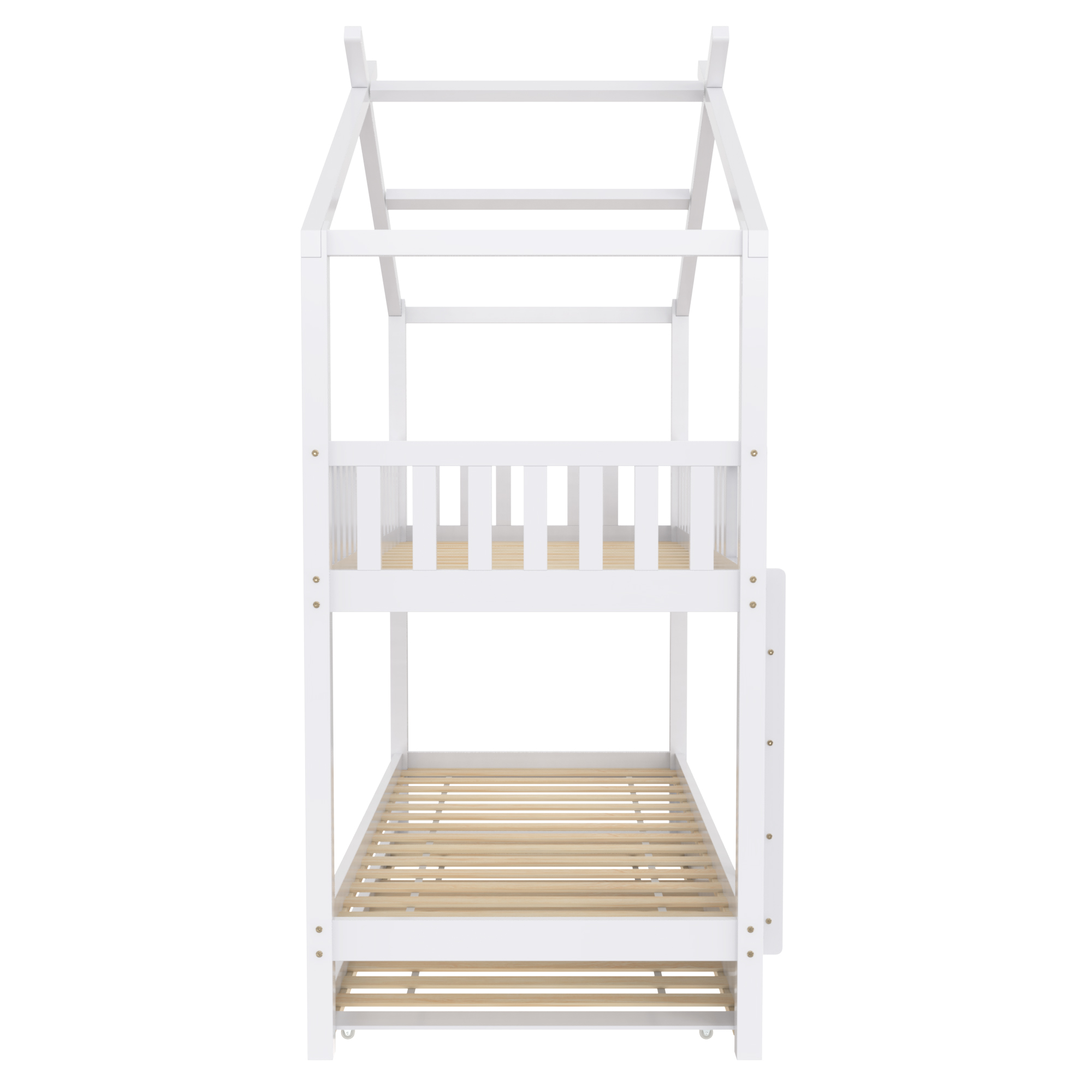 Lit maison enfant 90 x 200 cm en pin massif et MDF - image 11